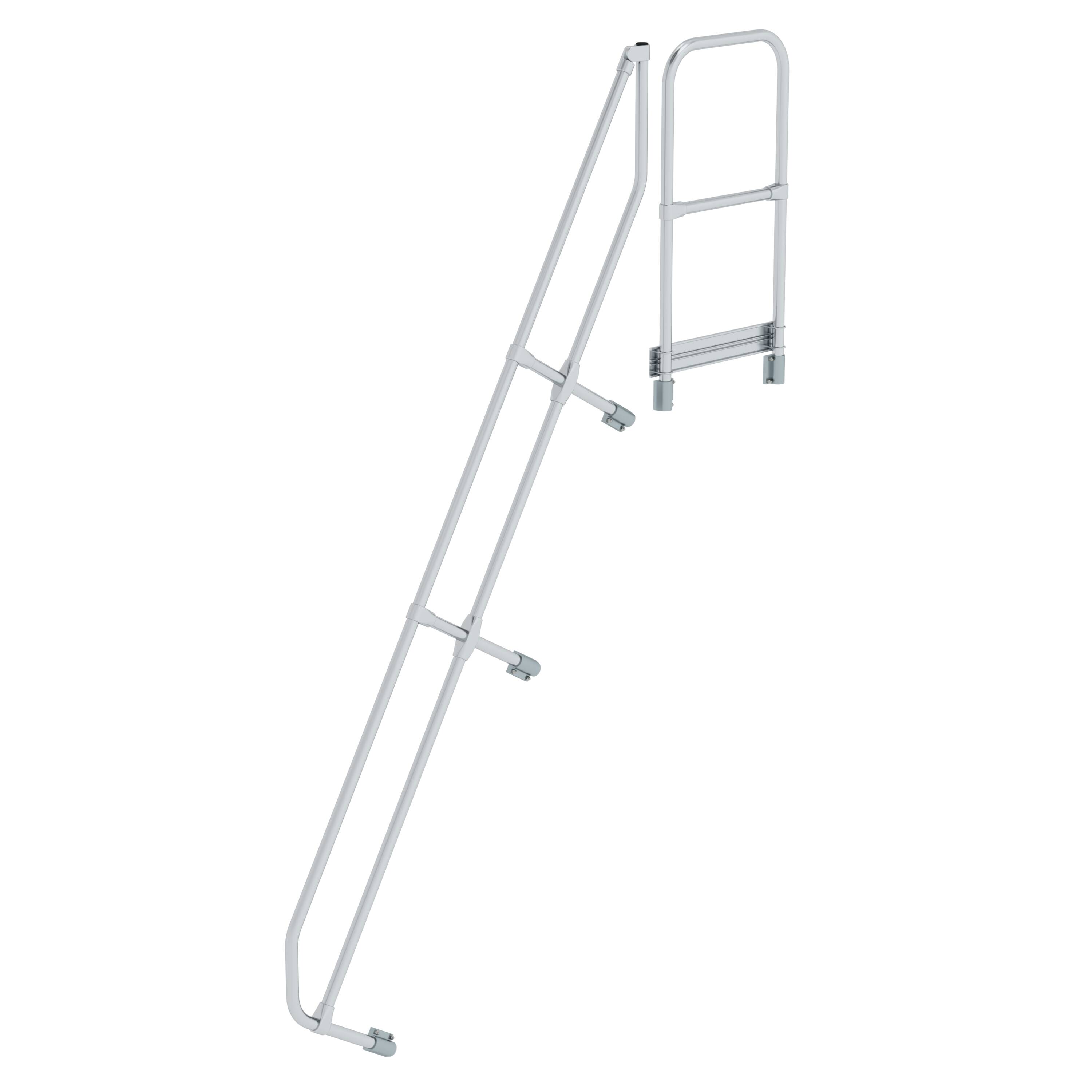 MUNK Zweiter Handlauf für Treppe mit Plattform 60°