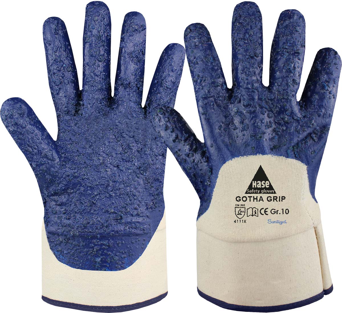 HASE Arbeitshandschuh "Gotha Grip" Nr. 903300, VPE: 12 PA