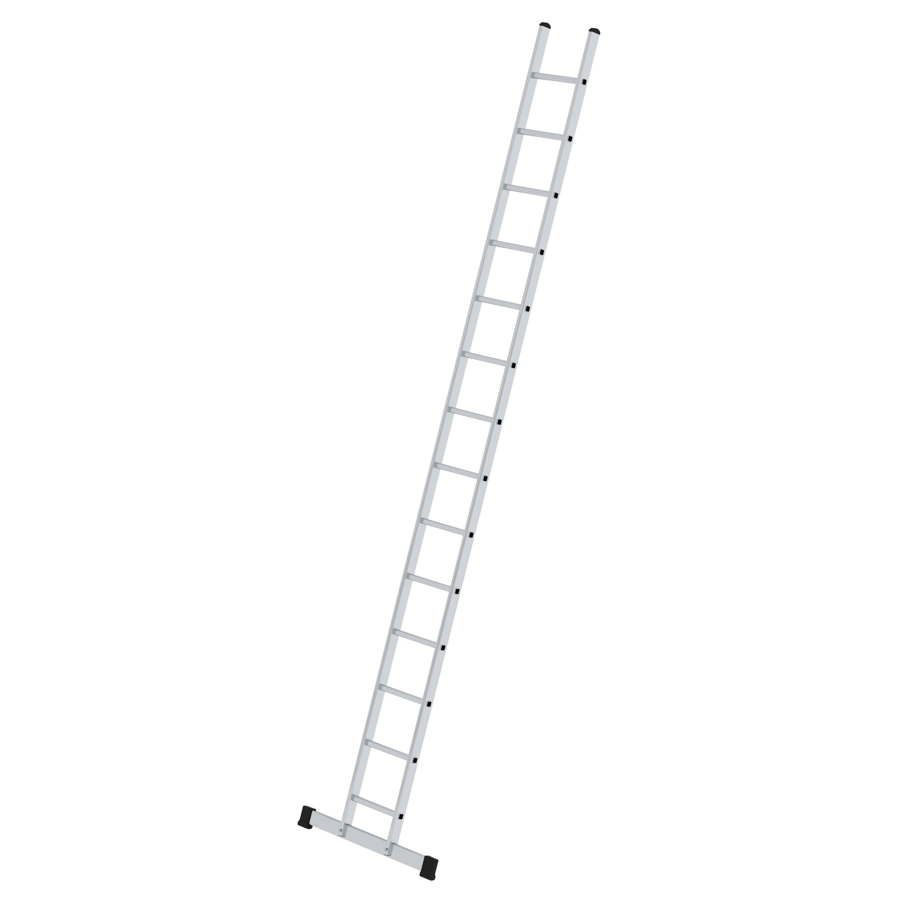 MUNK Sprossen-Anlegeleiter 350 mm breit mit Standard-Traverse