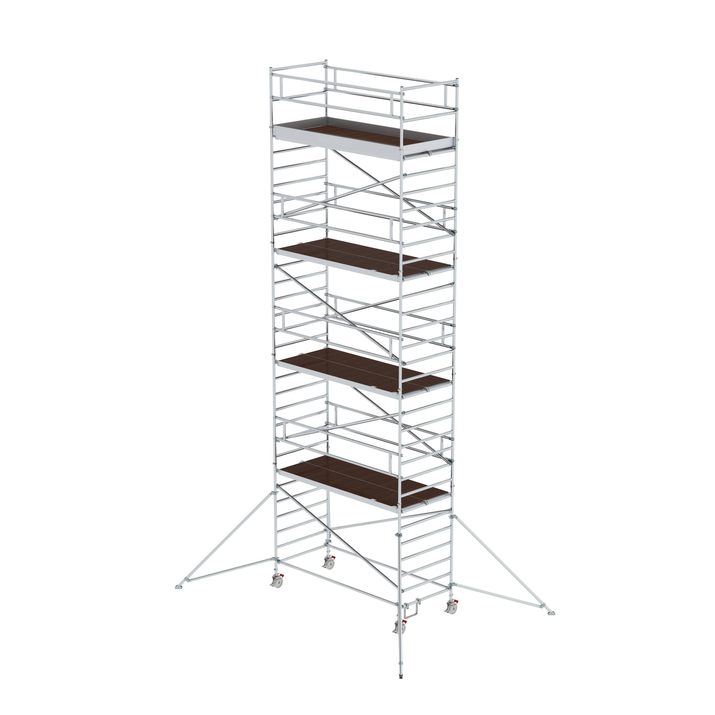MUNK Rollgerüst 1,35 x 3,0 m mit Ausleger & Doppel-Plattform
