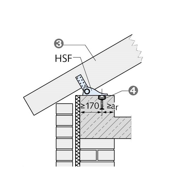 Halfen Sparrenfuß FV HSF 6/12
