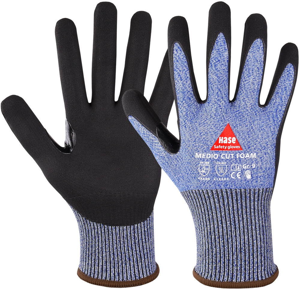 HASE Schnittschutzhandschuh "Medio Cut Foam" Nr. 508460, VPE: 10 PA