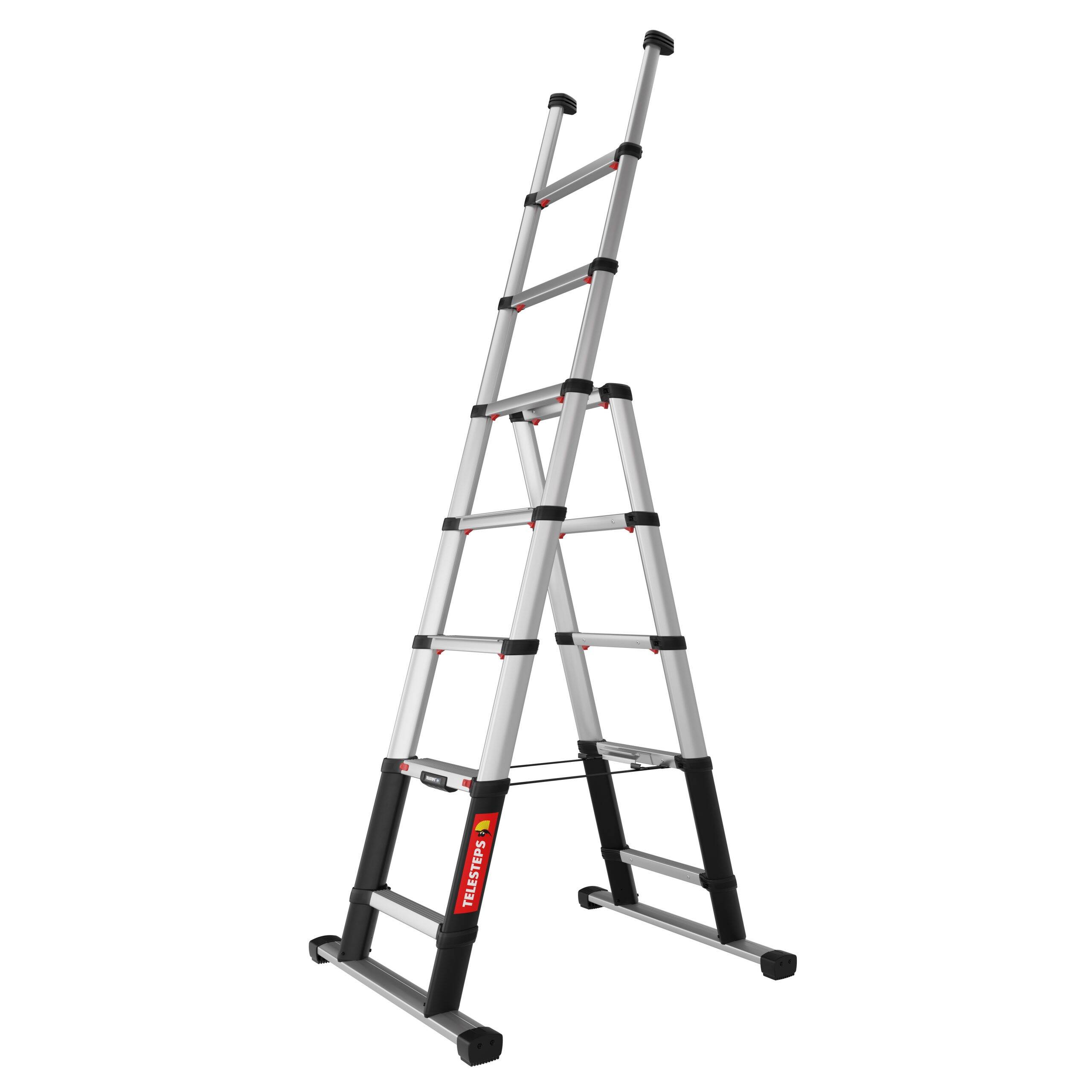MUNK Teleskop-Kombileiter Combi Line 8+6 Stufen