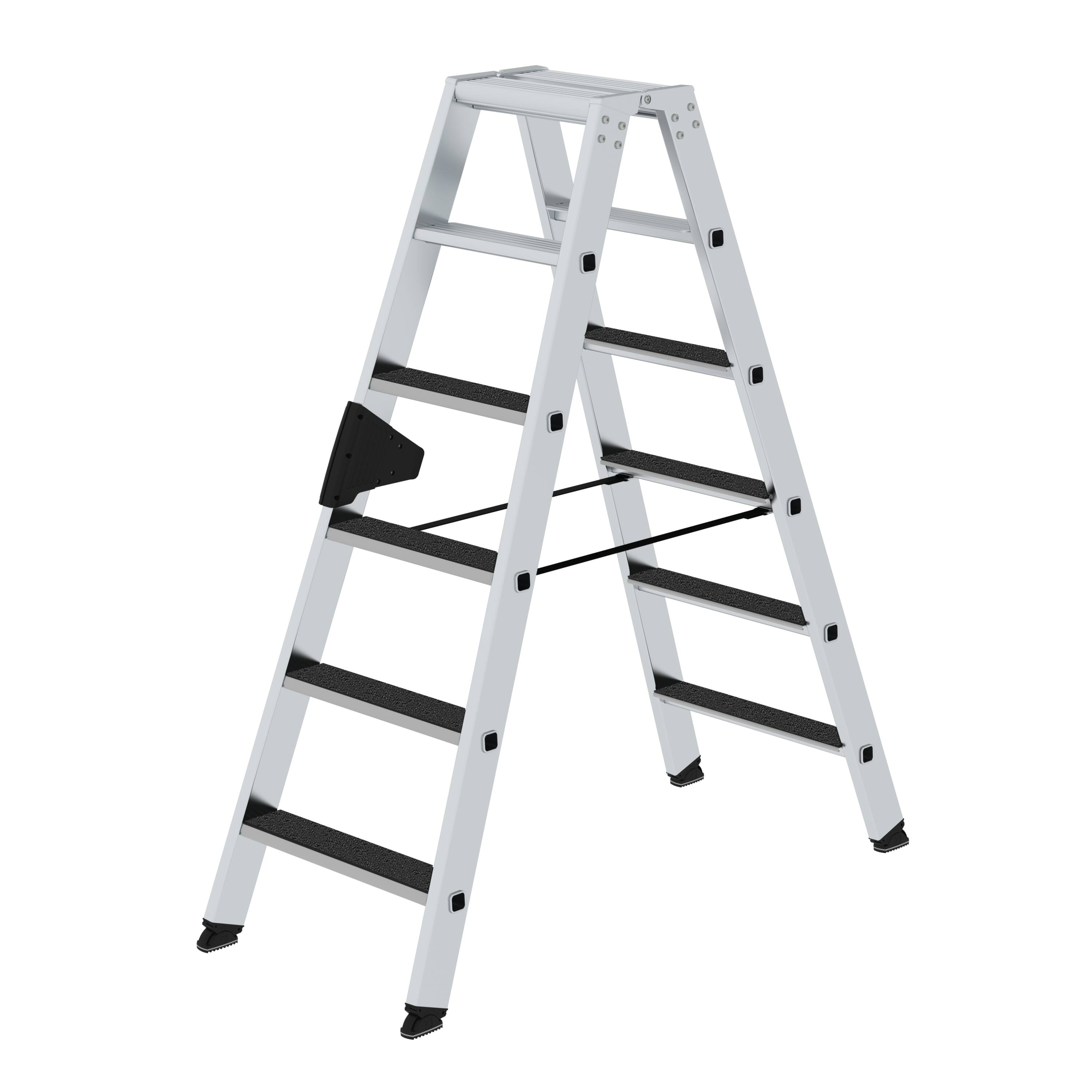 MUNK Stufen-Stehleiter beidseitig begehbar mit clip-step R13