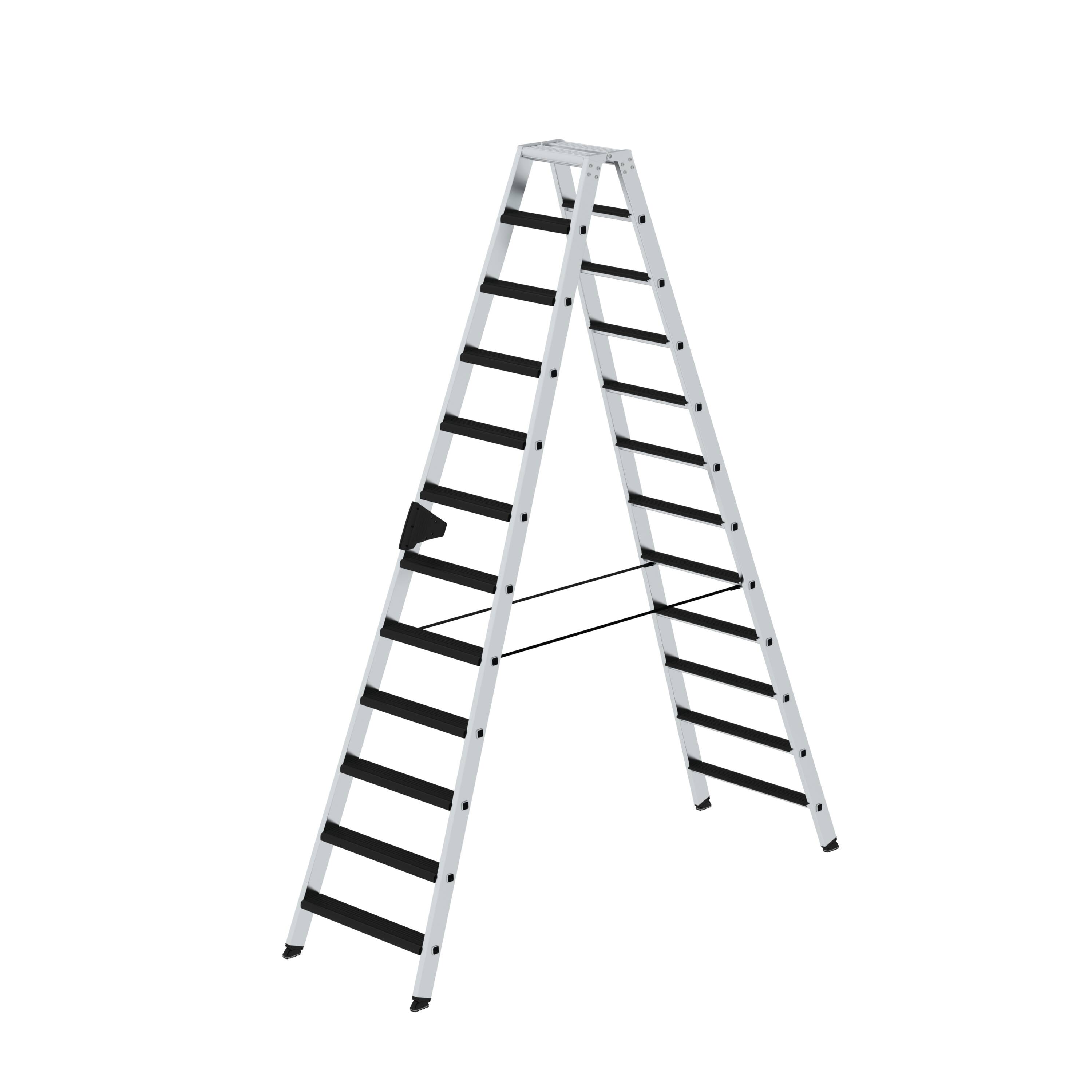MUNK Stufen-Stehleiter beidseitig begehbar mit clip-step relax