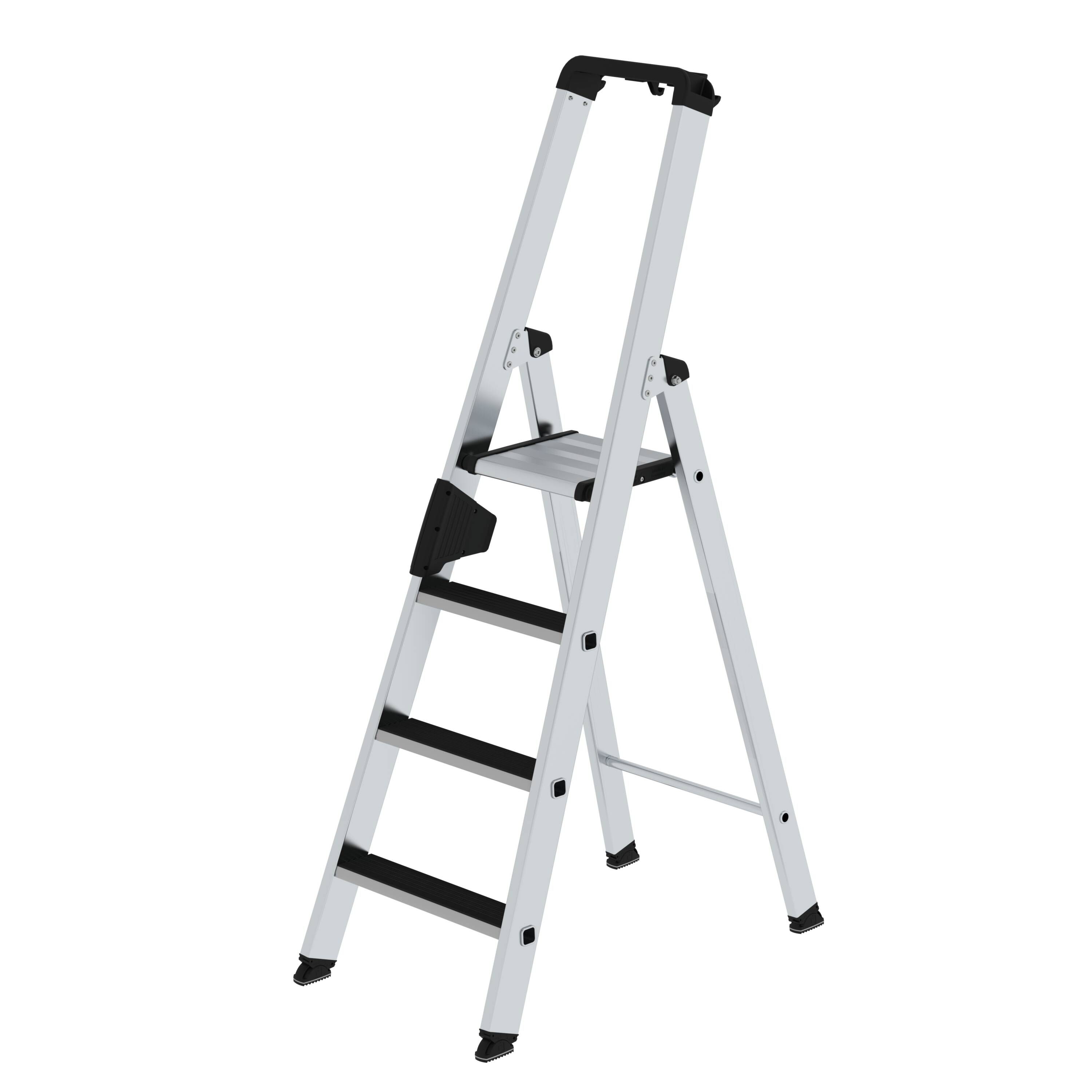 MUNK Stufen-Stehleiter einseitig begehbar mit clip-step