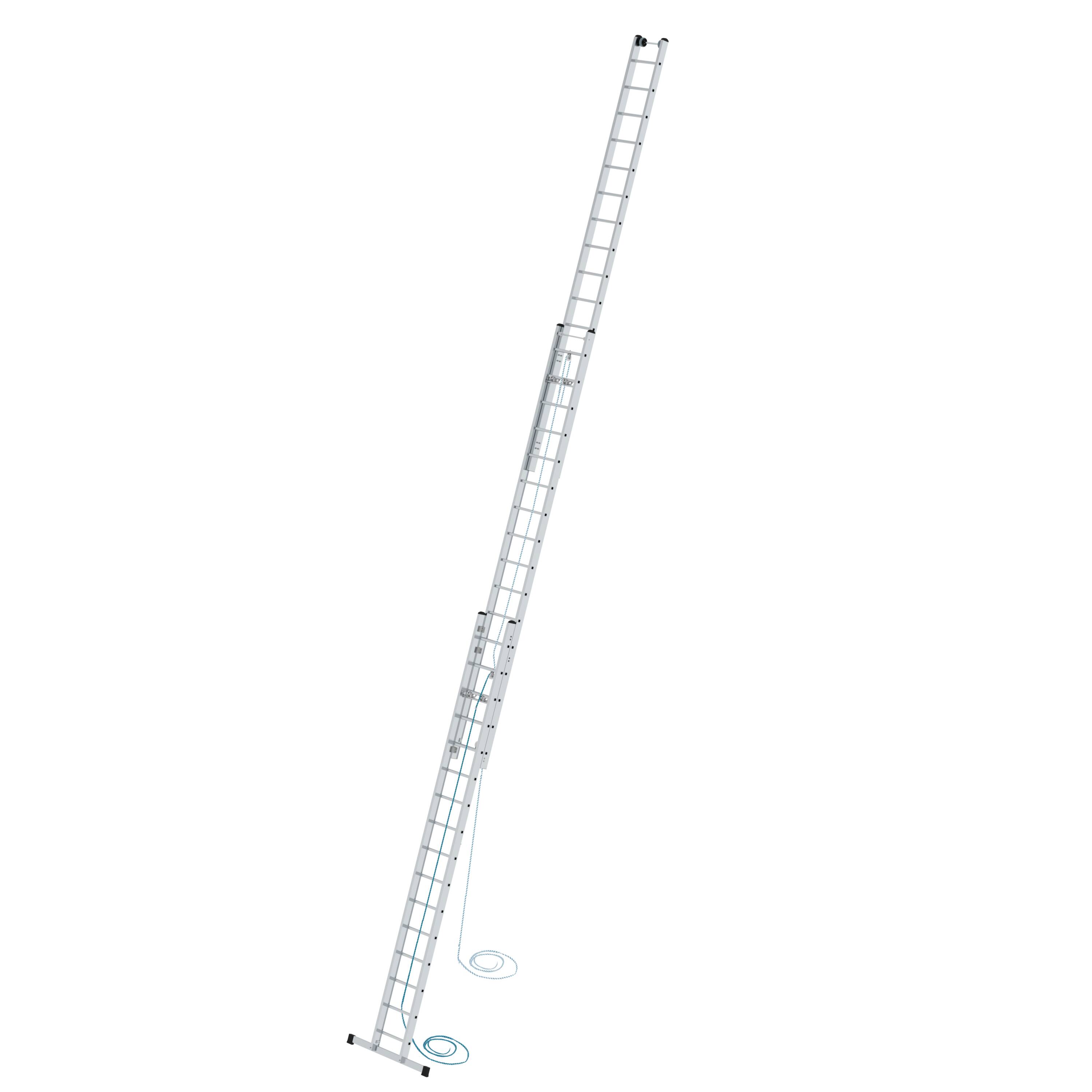 MUNK Sprossen-Seilzugleiter 3-teilig mit Standard-Traverse