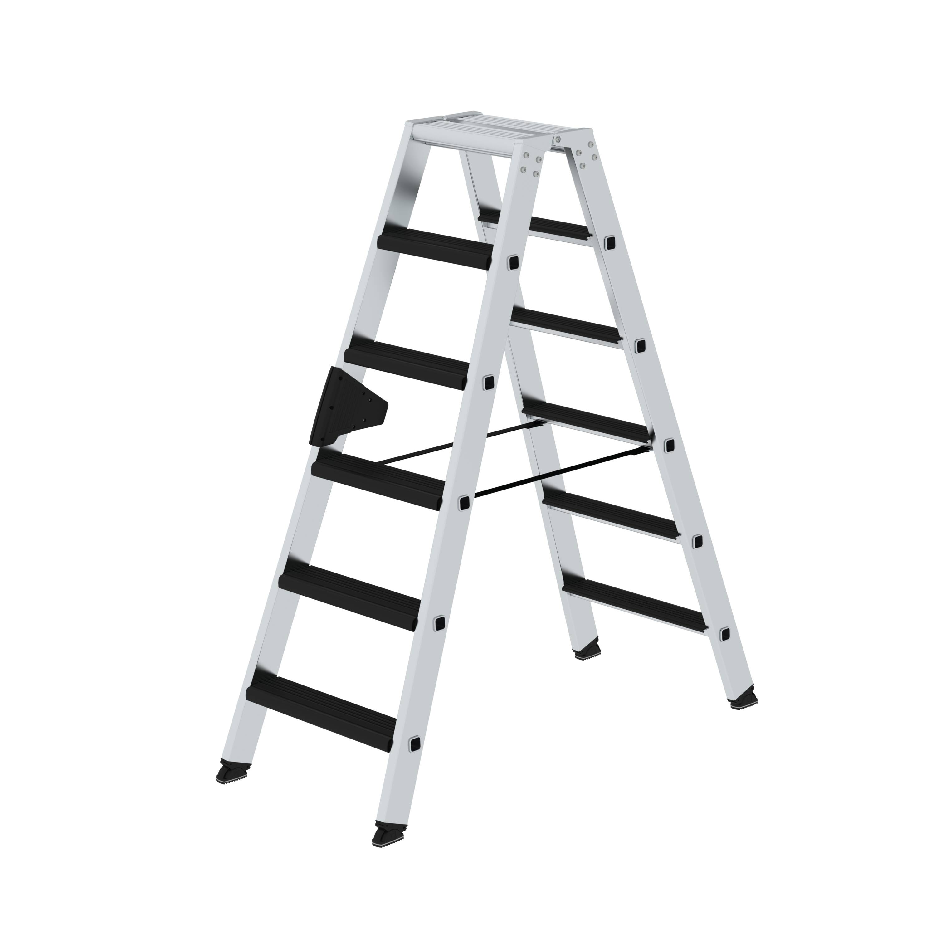 MUNK Stufen-Stehleiter beidseitig begehbar mit clip-step relax