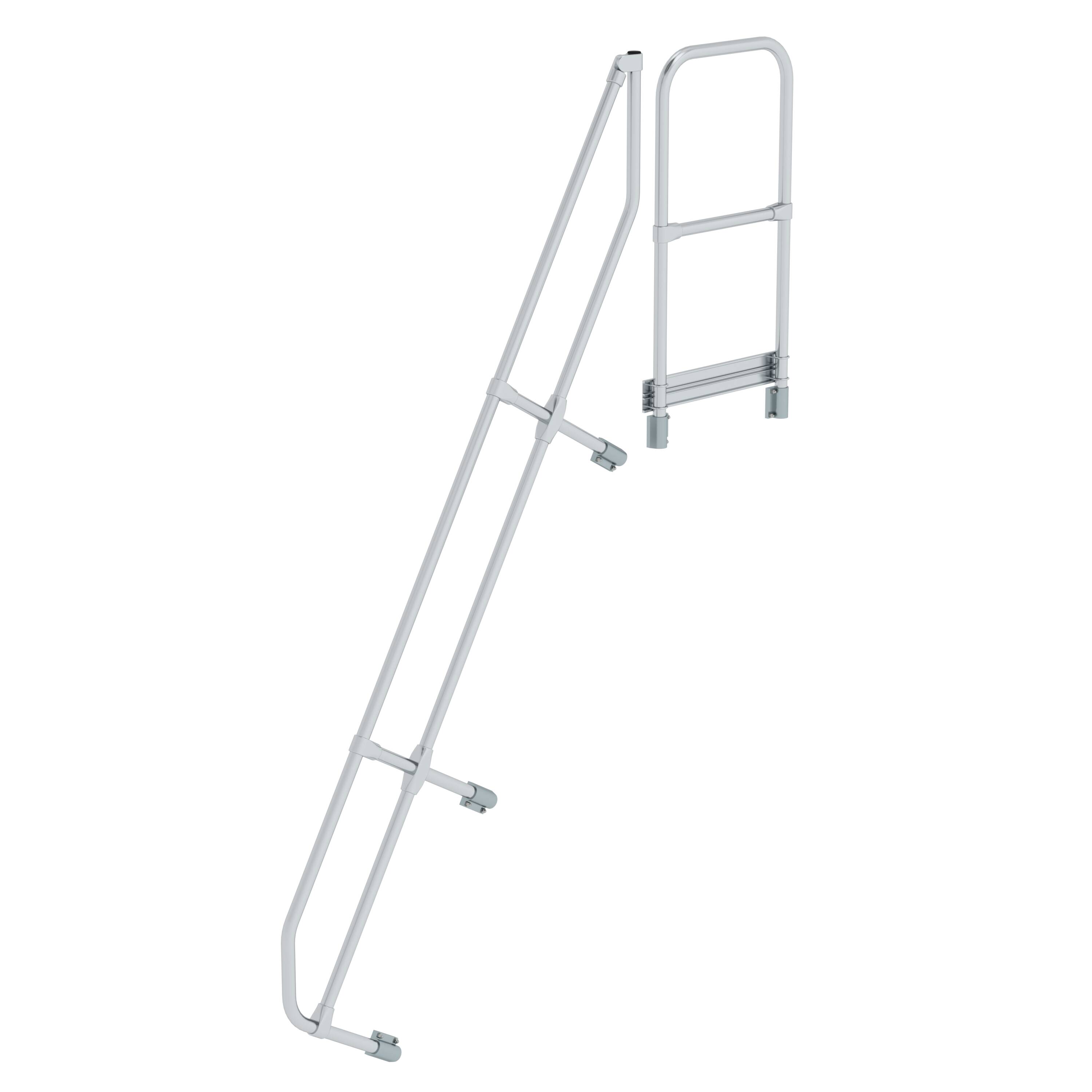 MUNK Zweiter Handlauf für Treppe mit Plattform 60°