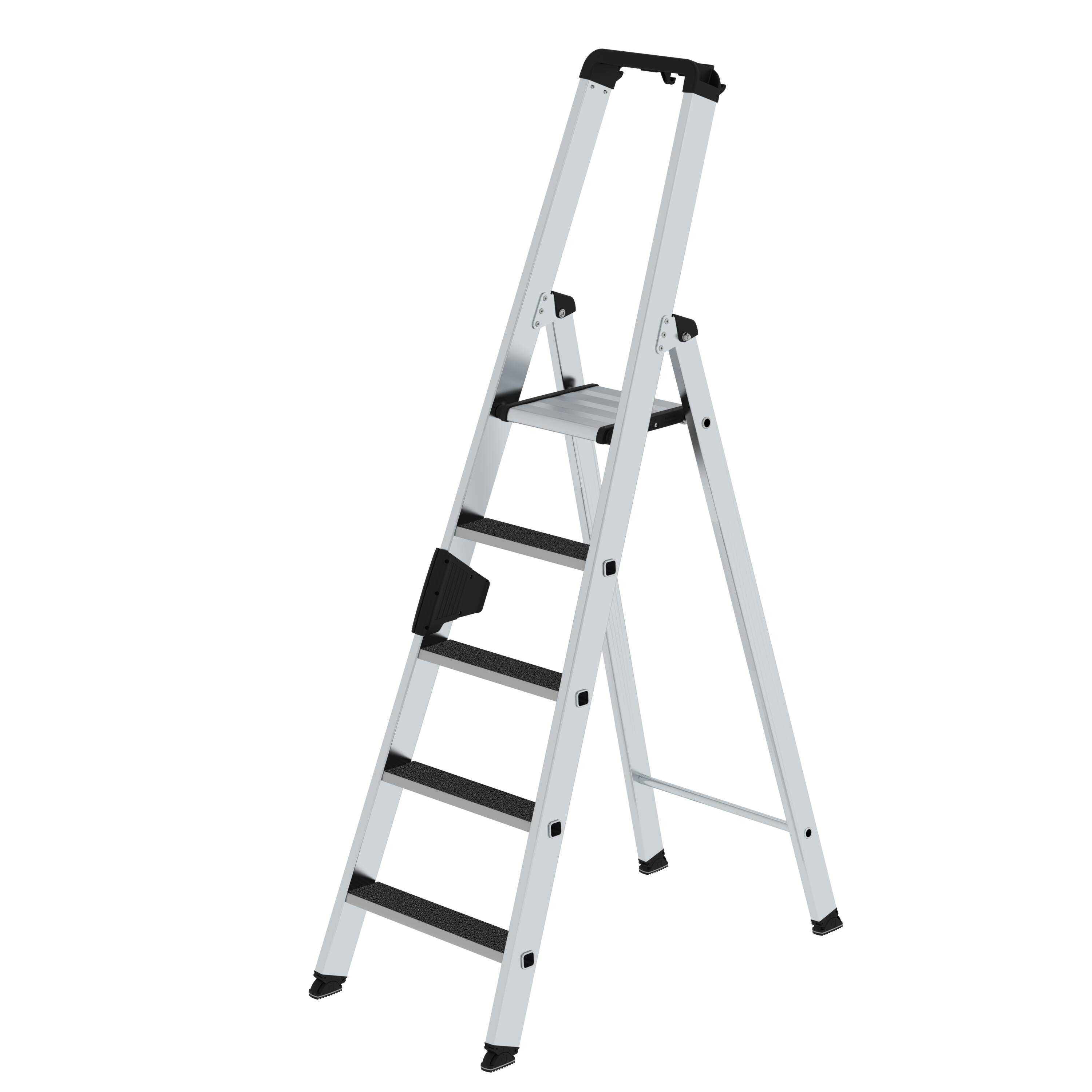 MUNK Stufen-Stehleiter einseitig begehbar mit clip-step R13