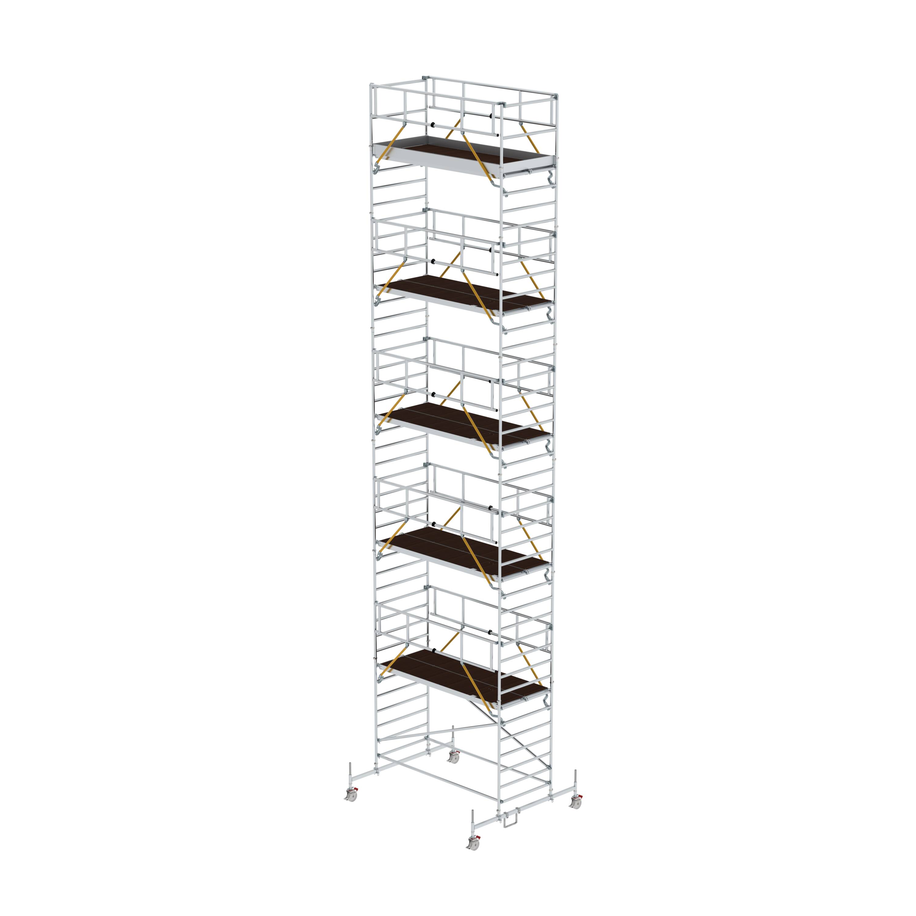 MUNK Rollgerüst SG 1,35 x 3,0 m mit Fahrbalken und Doppel-Plattform