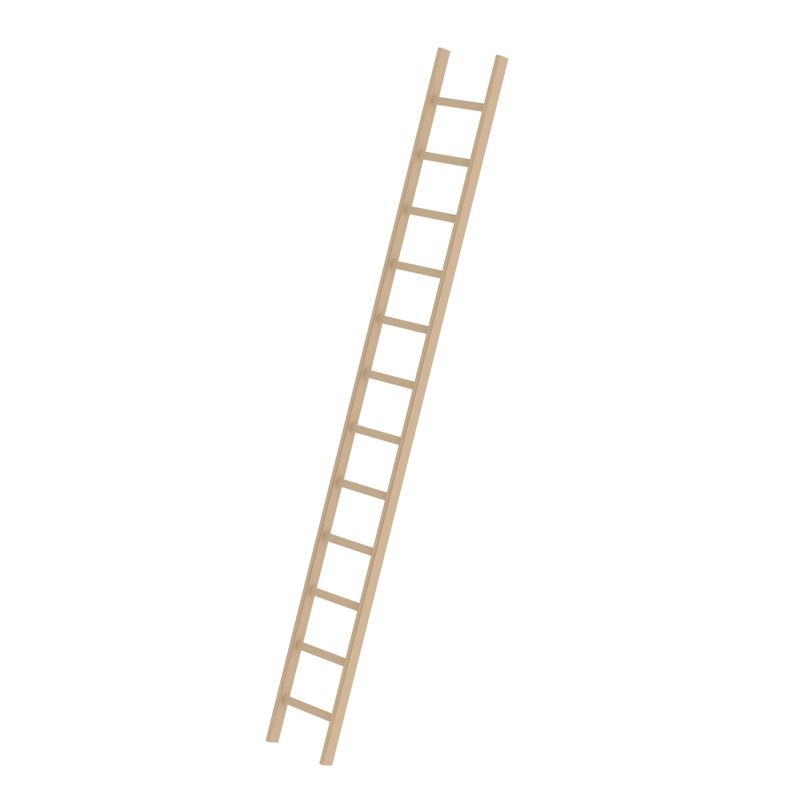 MUNK Sprossen-Anlegeleiter Holz ohne Traverse