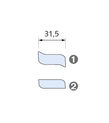Halfenschraube FV Güte 4.6 HS 38/17