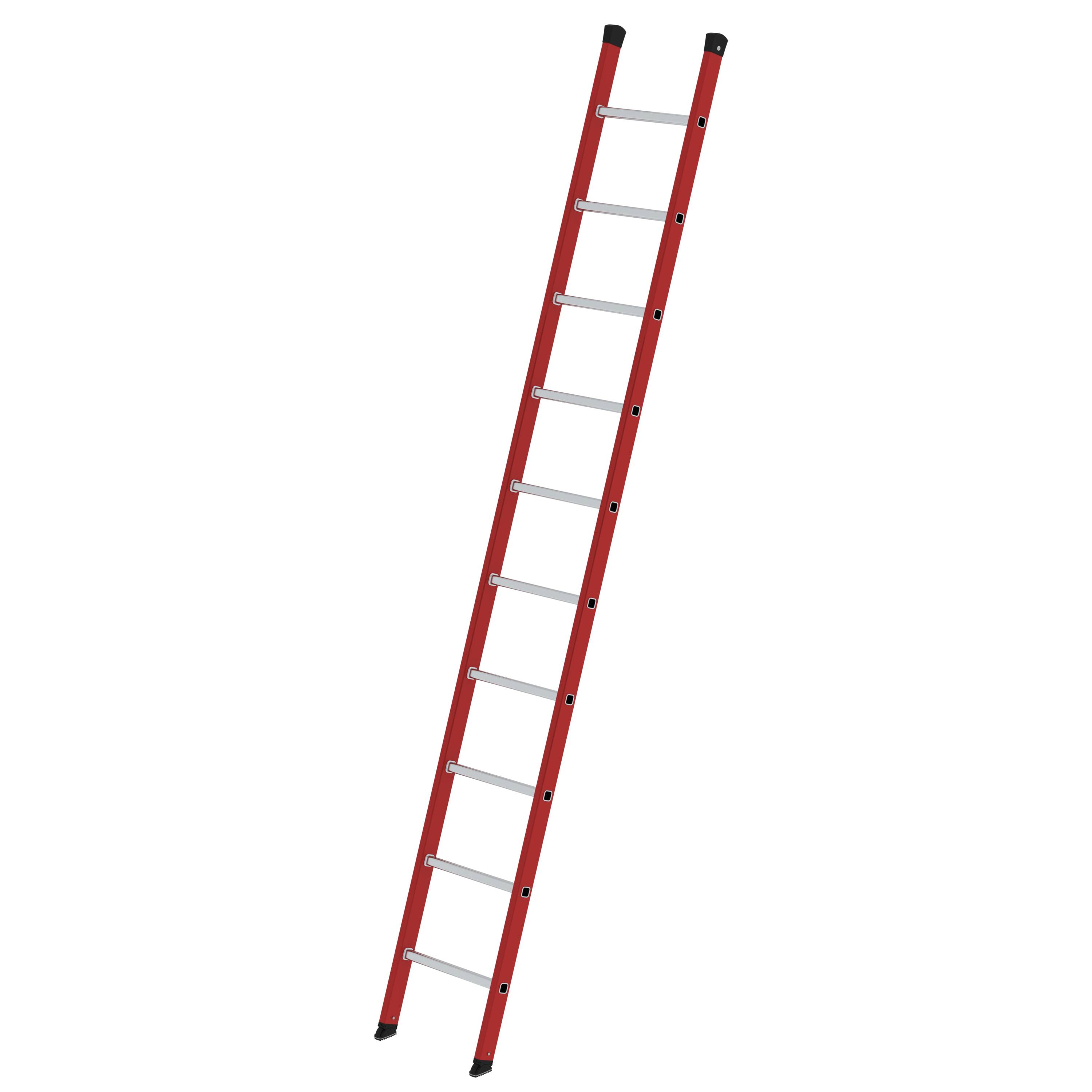 MUNK Sprossen-Anlegeleiter GFK/Alu ohne Traverse
