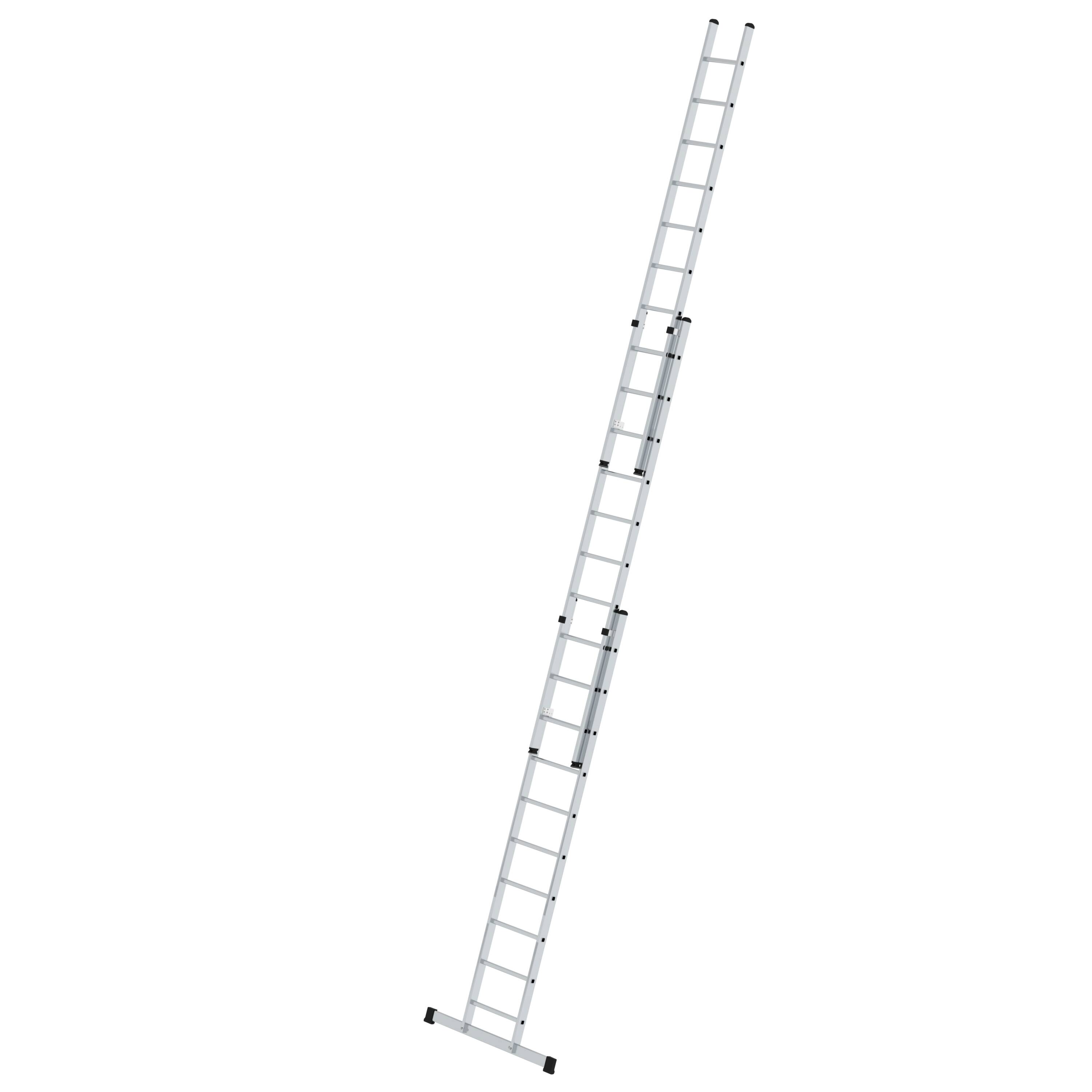 MUNK Sprossen-Schiebeleiter 3-teilig mit Standard-Traverse