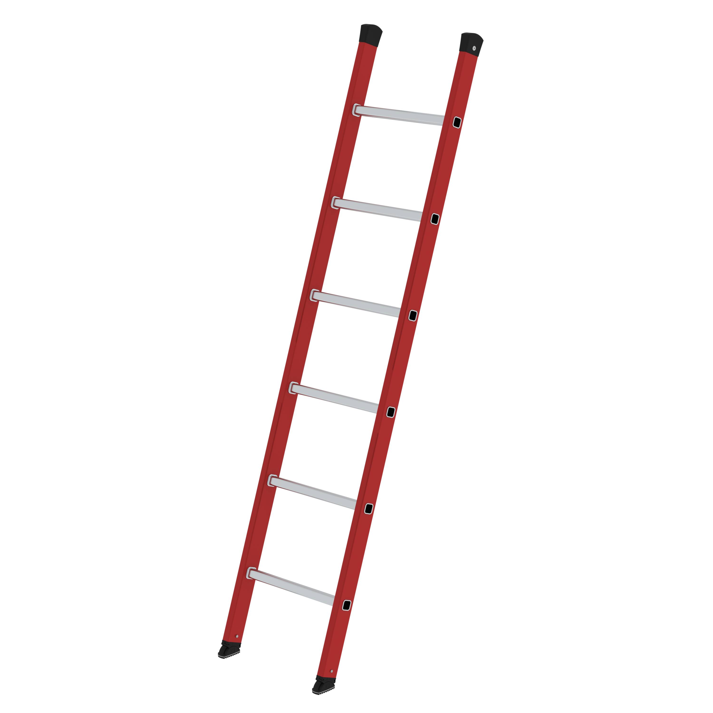 MUNK Sprossen-Anlegeleiter GFK/Alu ohne Traverse