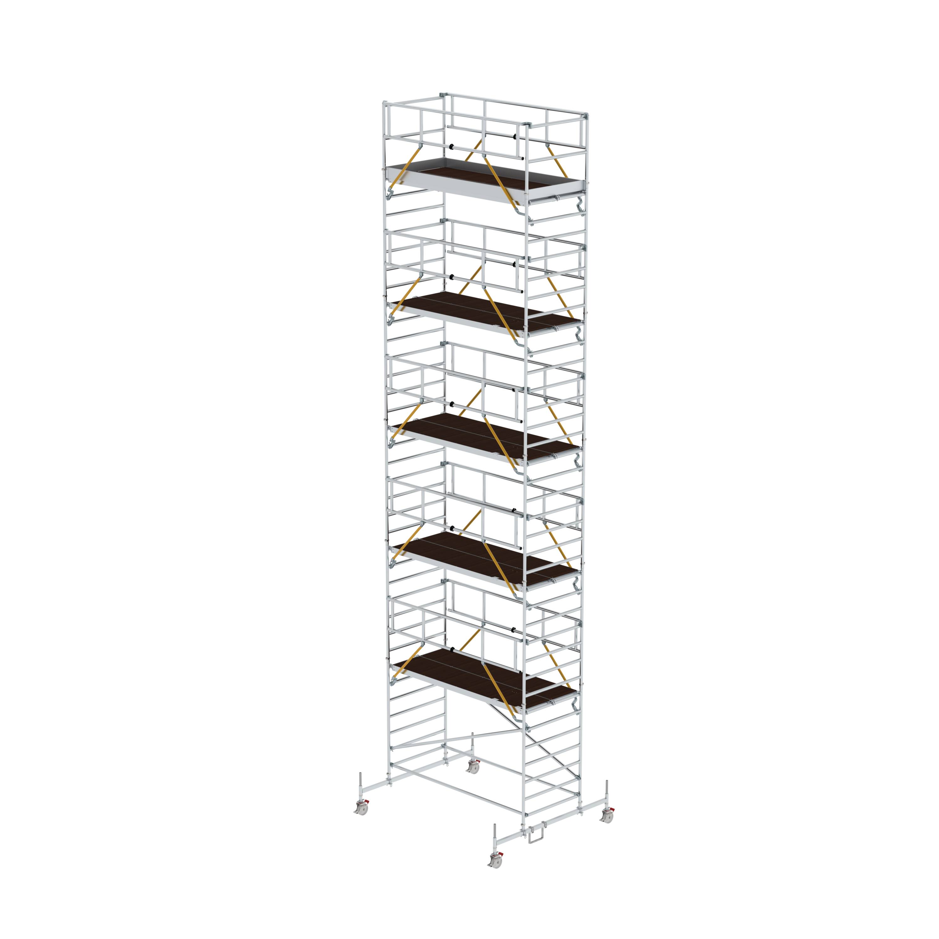 MUNK Rollgerüst SG 1,35 x 3,0 m mit Fahrbalken und Doppel-Plattform
