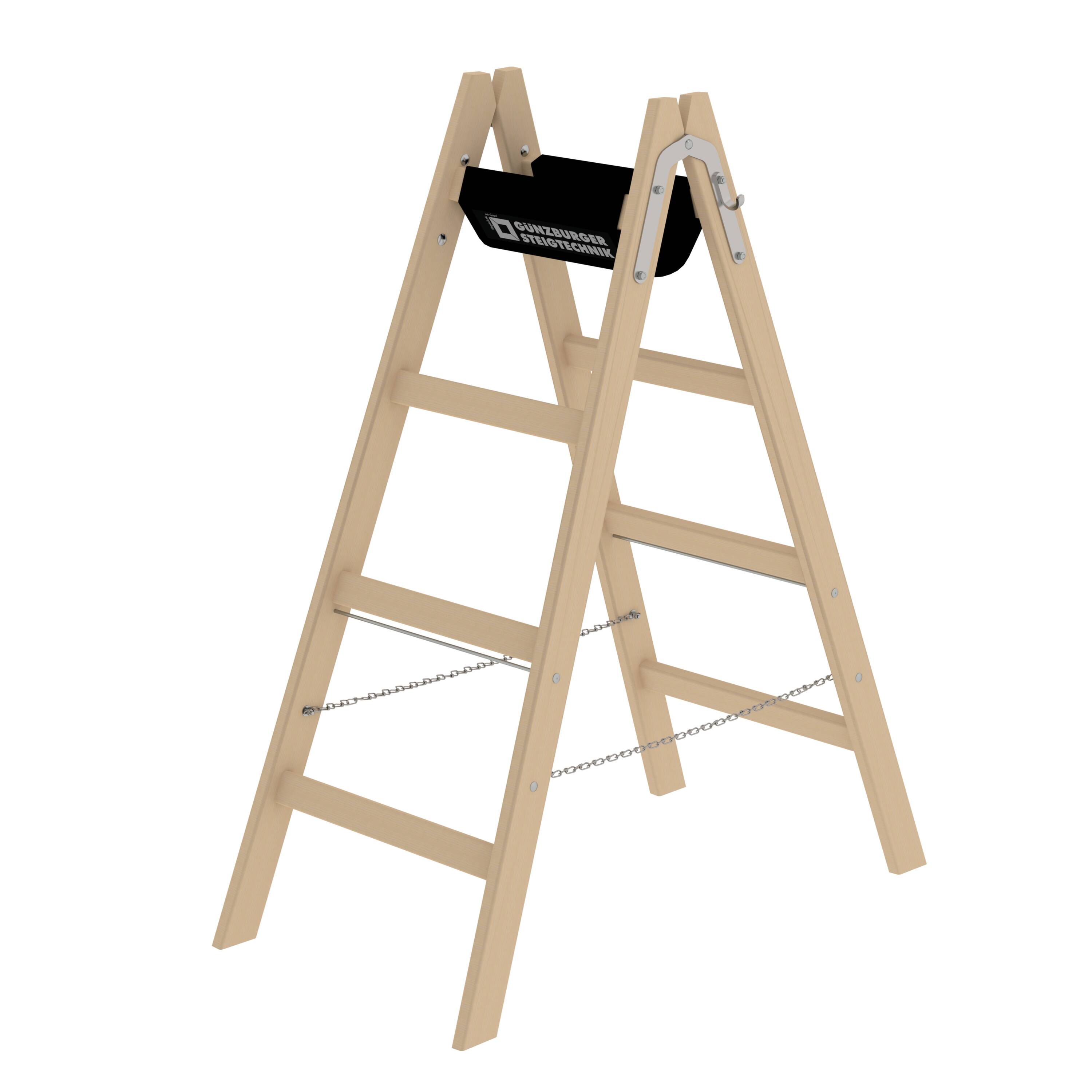 MUNK Sprossen-Stehleiter Holz
