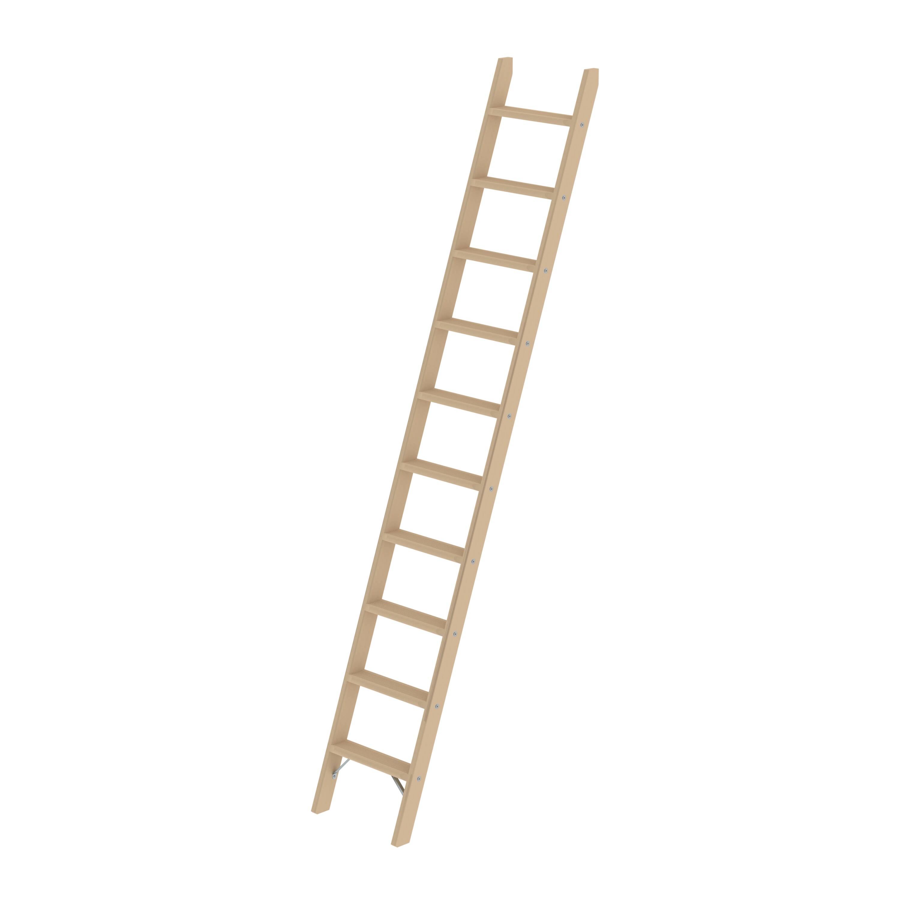 MUNK Stufen-Anlegeleiter Holz ohne Traverse