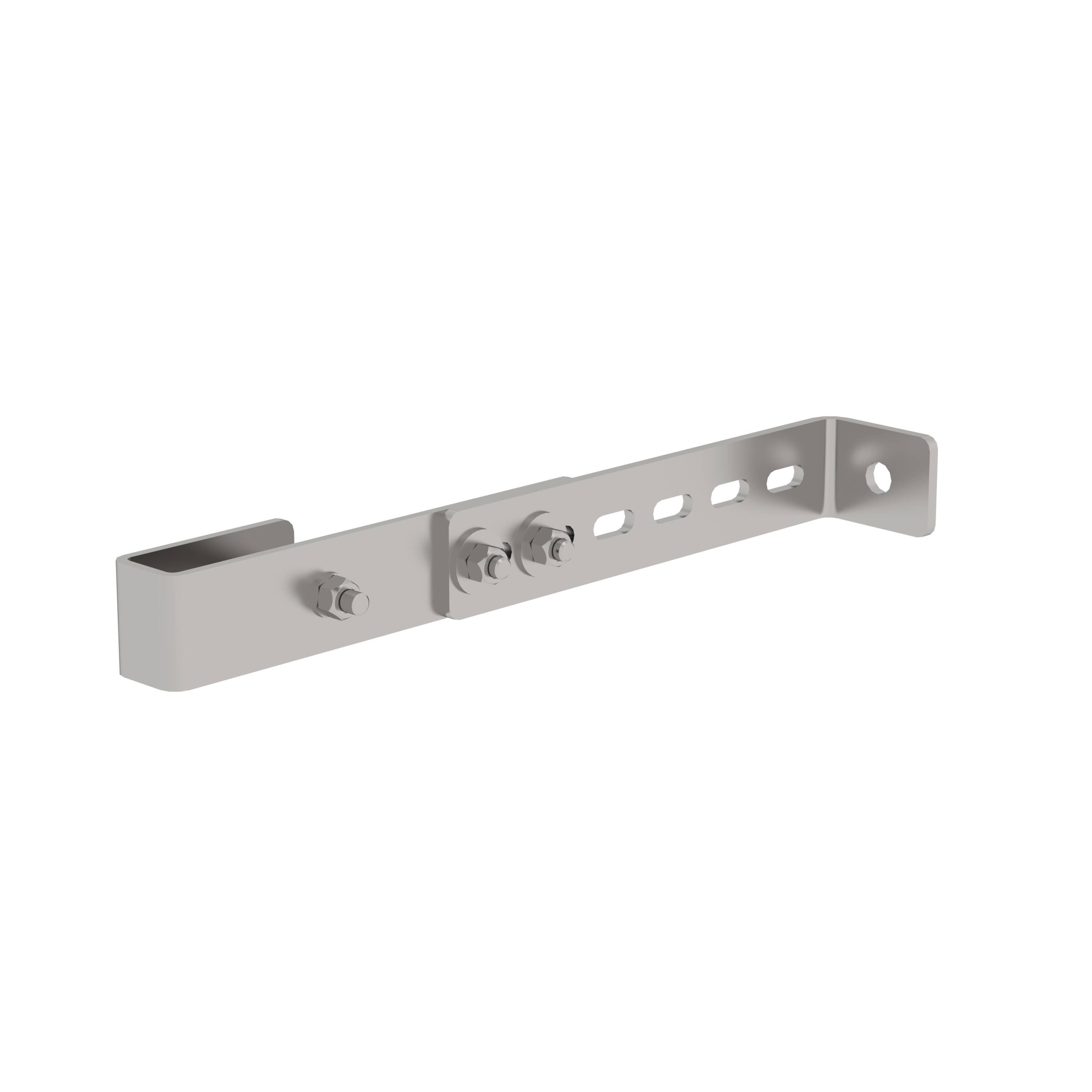 MUNK Wandhalter Edelstahl für GFK, verstellbar