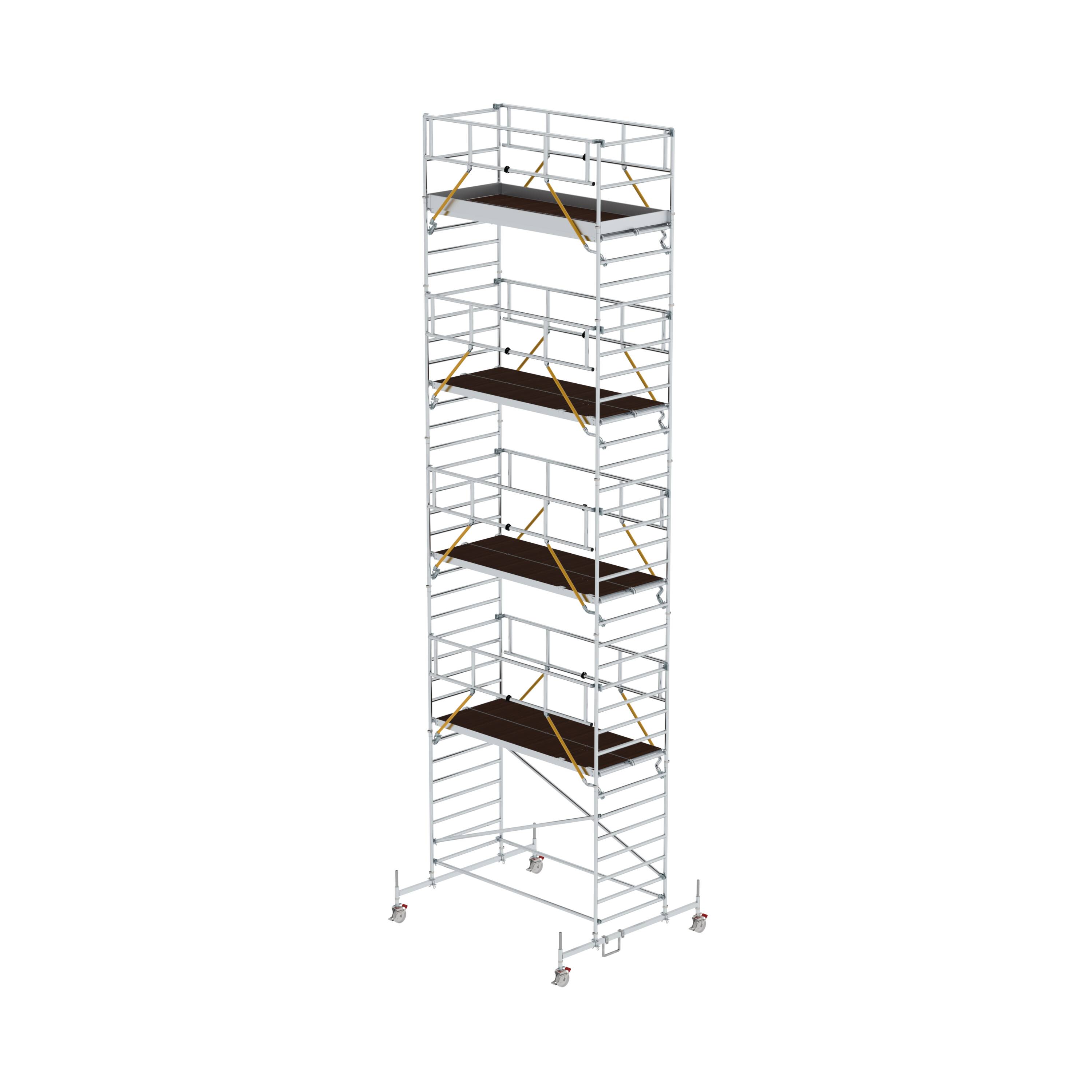 MUNK Rollgerüst SG 1,35 x 3,0 m mit Fahrbalken und Doppel-Plattform