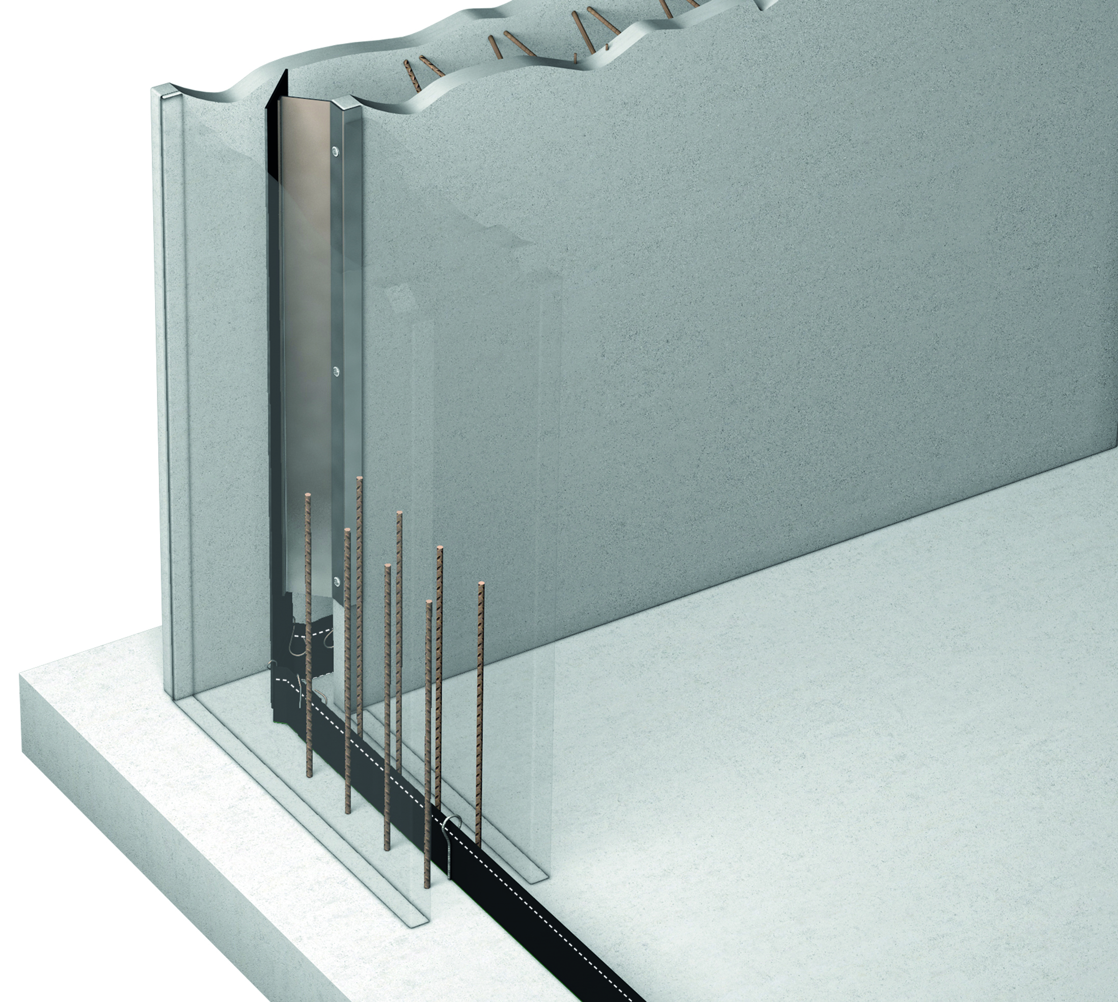Pentaflex FTS-Eck Länge = 2,5 Meter Wandbreite = 240-280mm