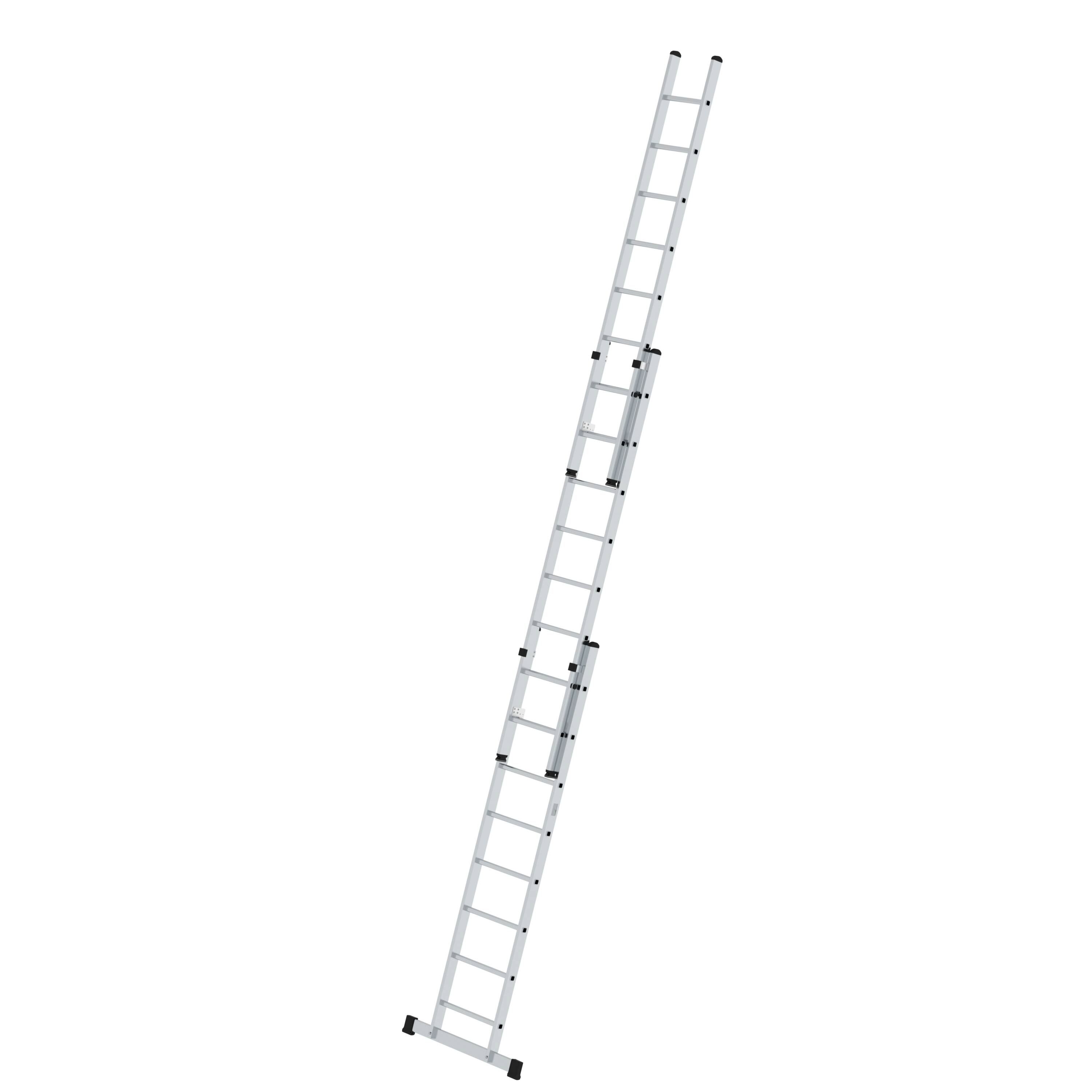 MUNK Sprossen-Schiebeleiter 3-teilig mit Standard-Traverse