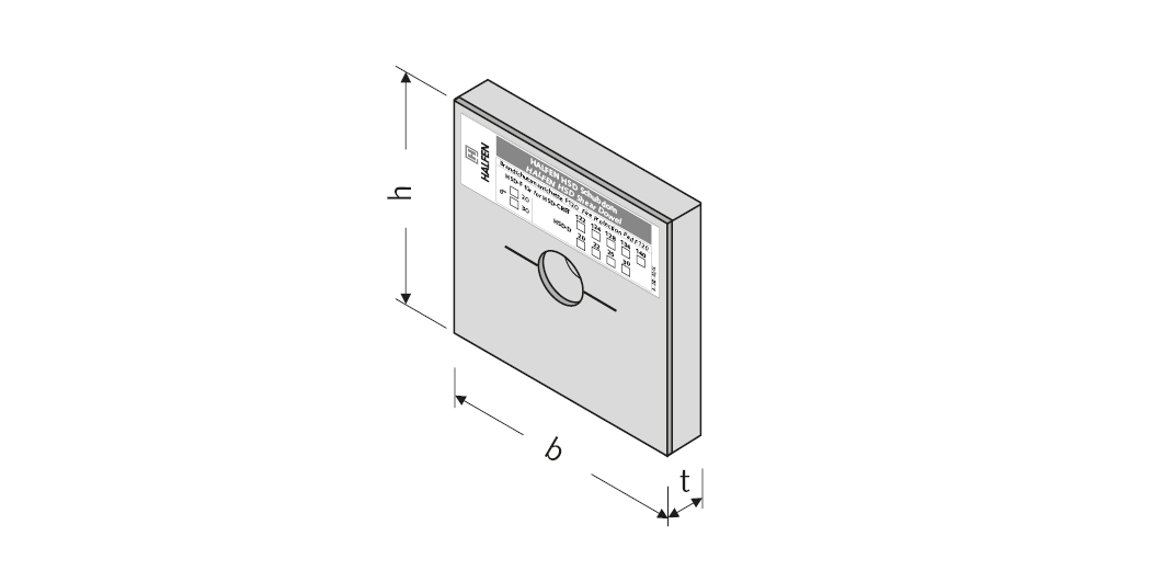 Halfen Brandschutzmanschette HSD-F-Cret 122 V-20 Abm.: 150x150x20mm