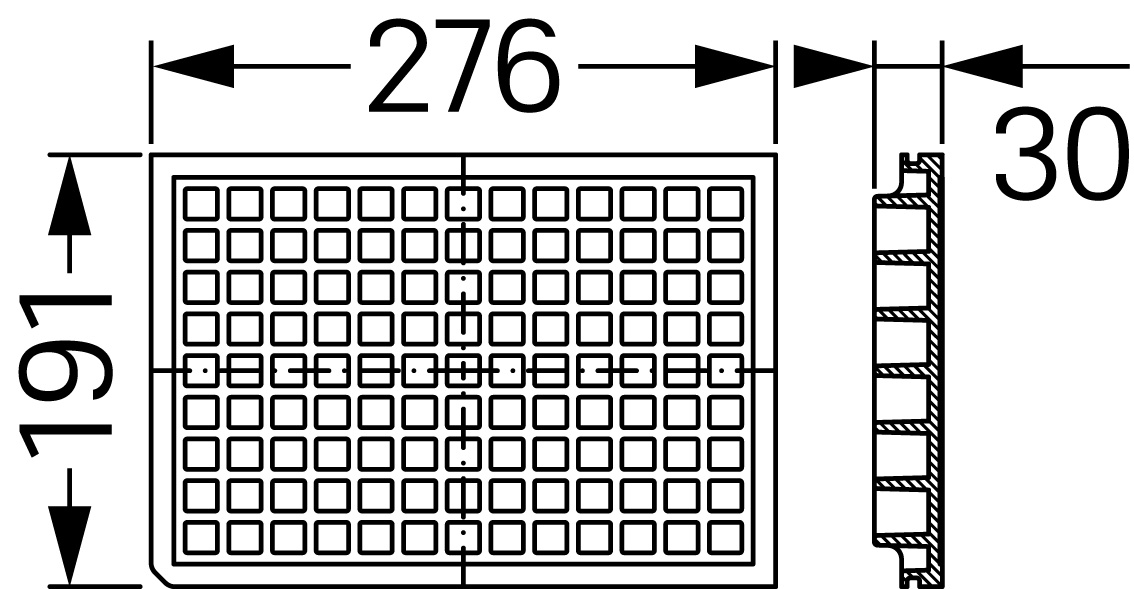 KESSEL-Abdeckplatte Art-Nr.: 30003S