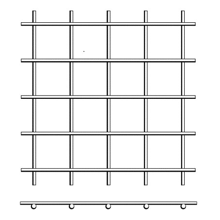 Baustahlmatte N141 MW 50 x 50 x 3 mm