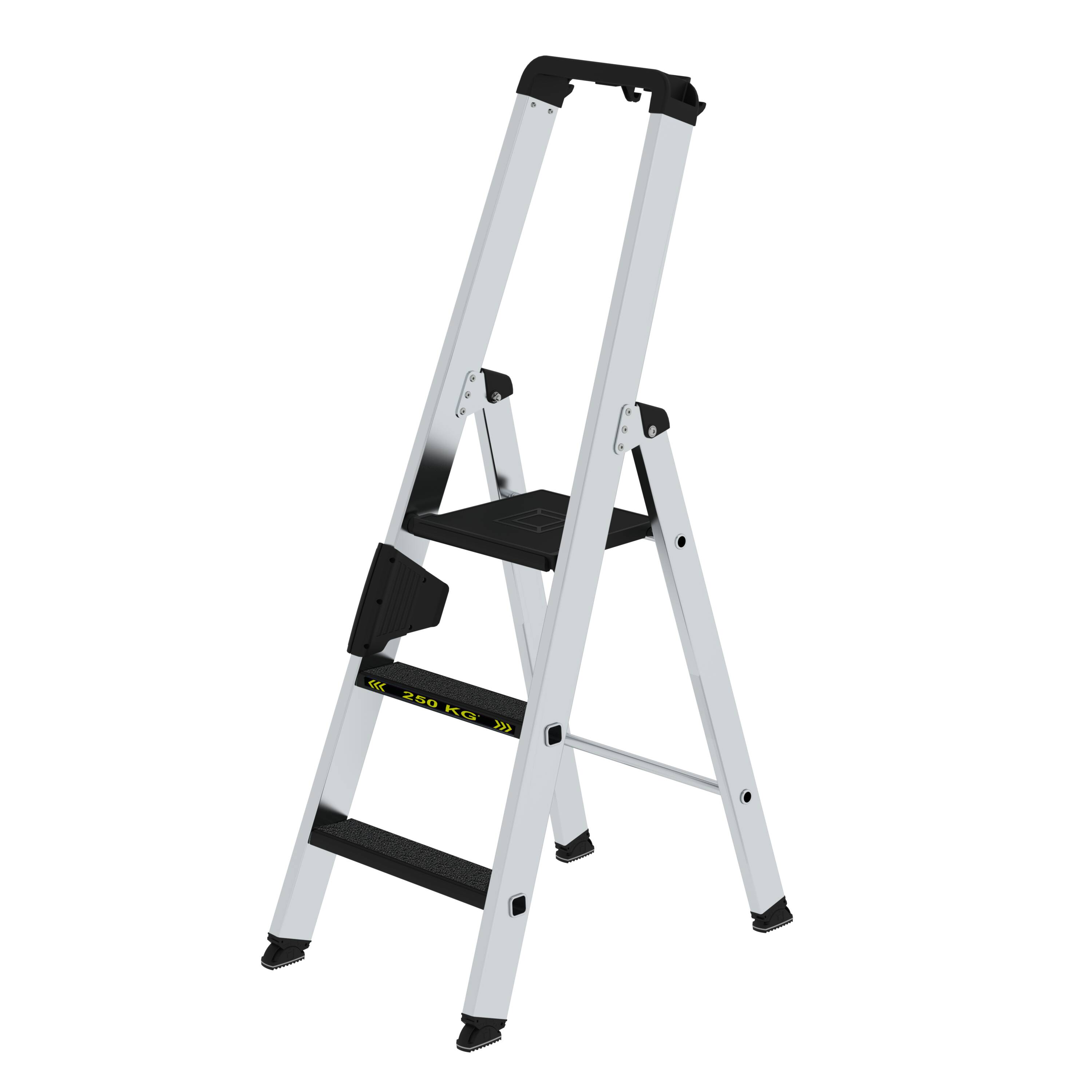 MUNK Stufen-Stehleiter 250 kg einseitig begehbar mit clip-step R13