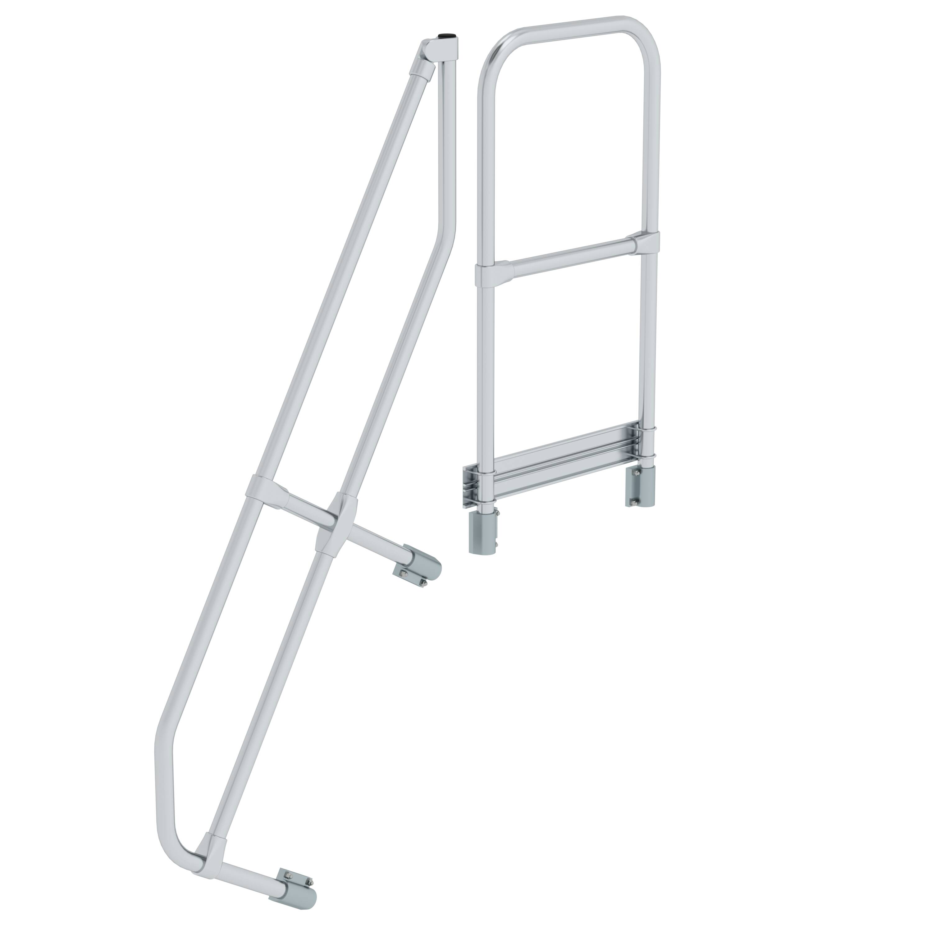 MUNK Zweiter Handlauf für Treppe mit Plattform 60°