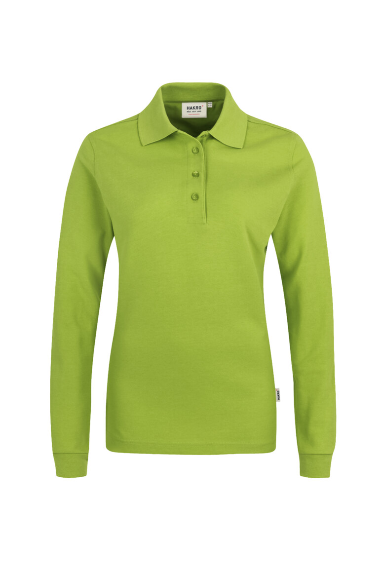 HAKRO Damen Longsleeve-Poloshirt MIKRALINAR® No. 215