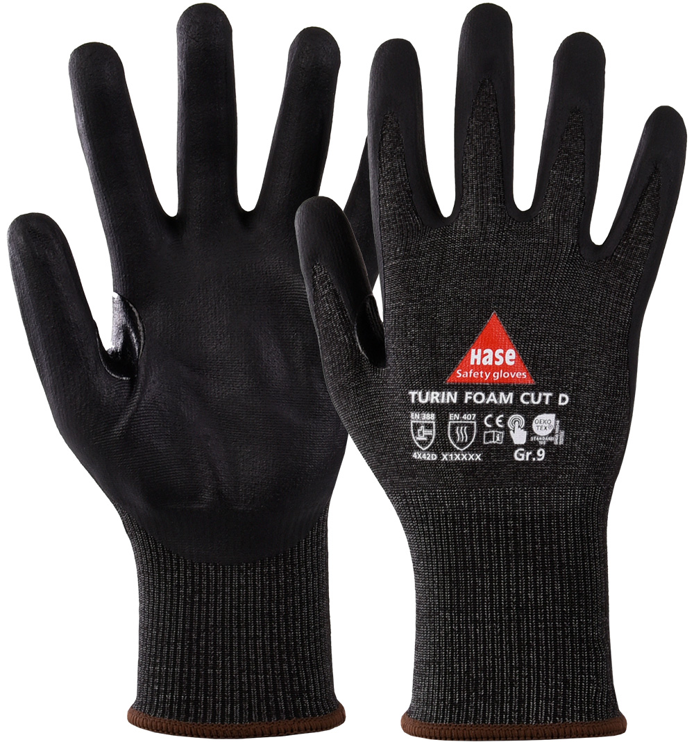 HASE Schnittschutzhandschuh "Turin Foam Cut D" Nr. 508565, VPE: 10 PA