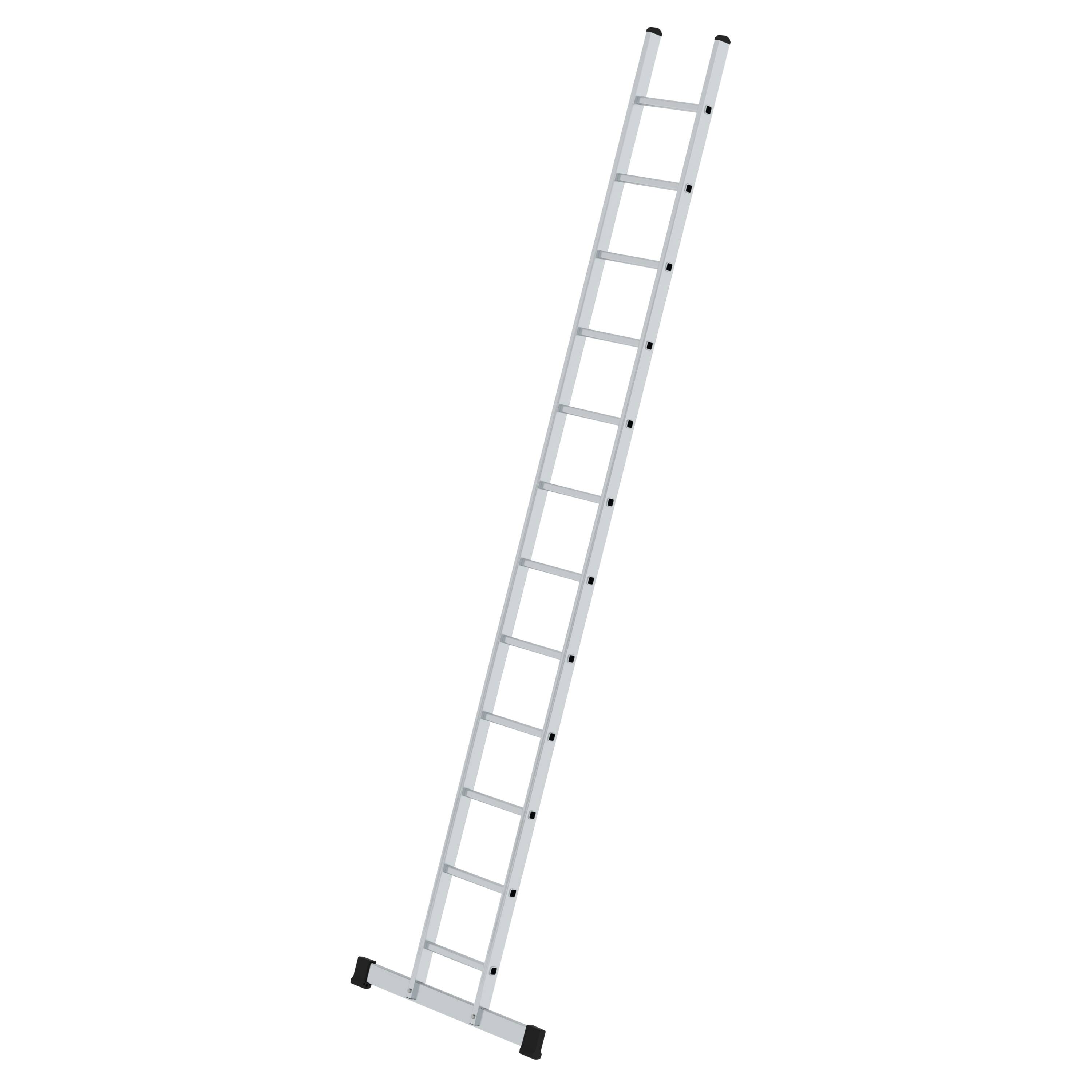 MUNK Sprossen-Anlegeleiter 350 mm breit mit Standard-Traverse