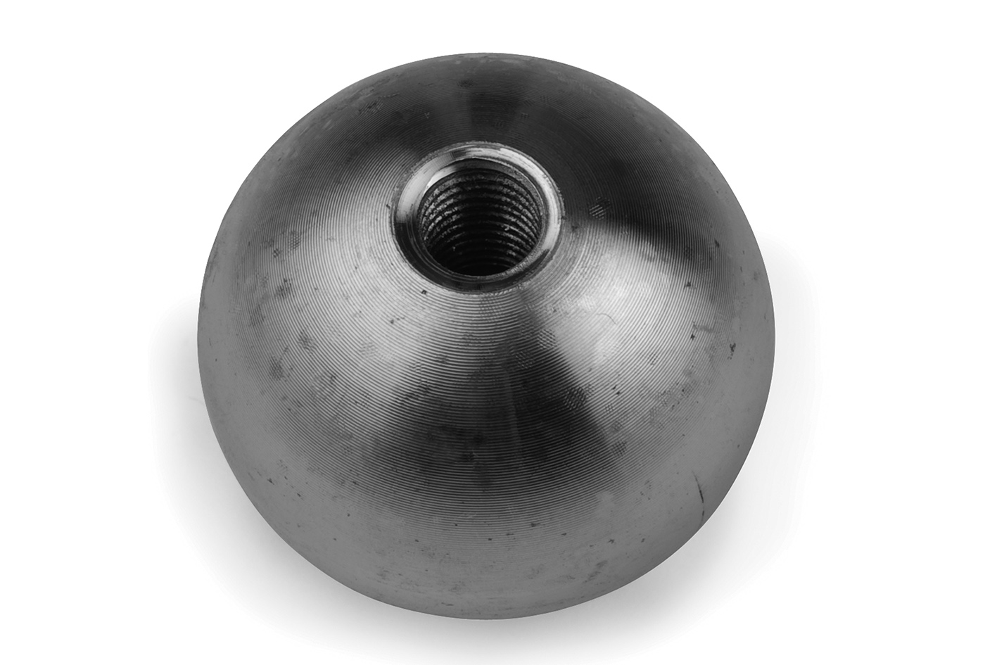 Massivkugel mit Sacklochgewinde Stahl S235JR