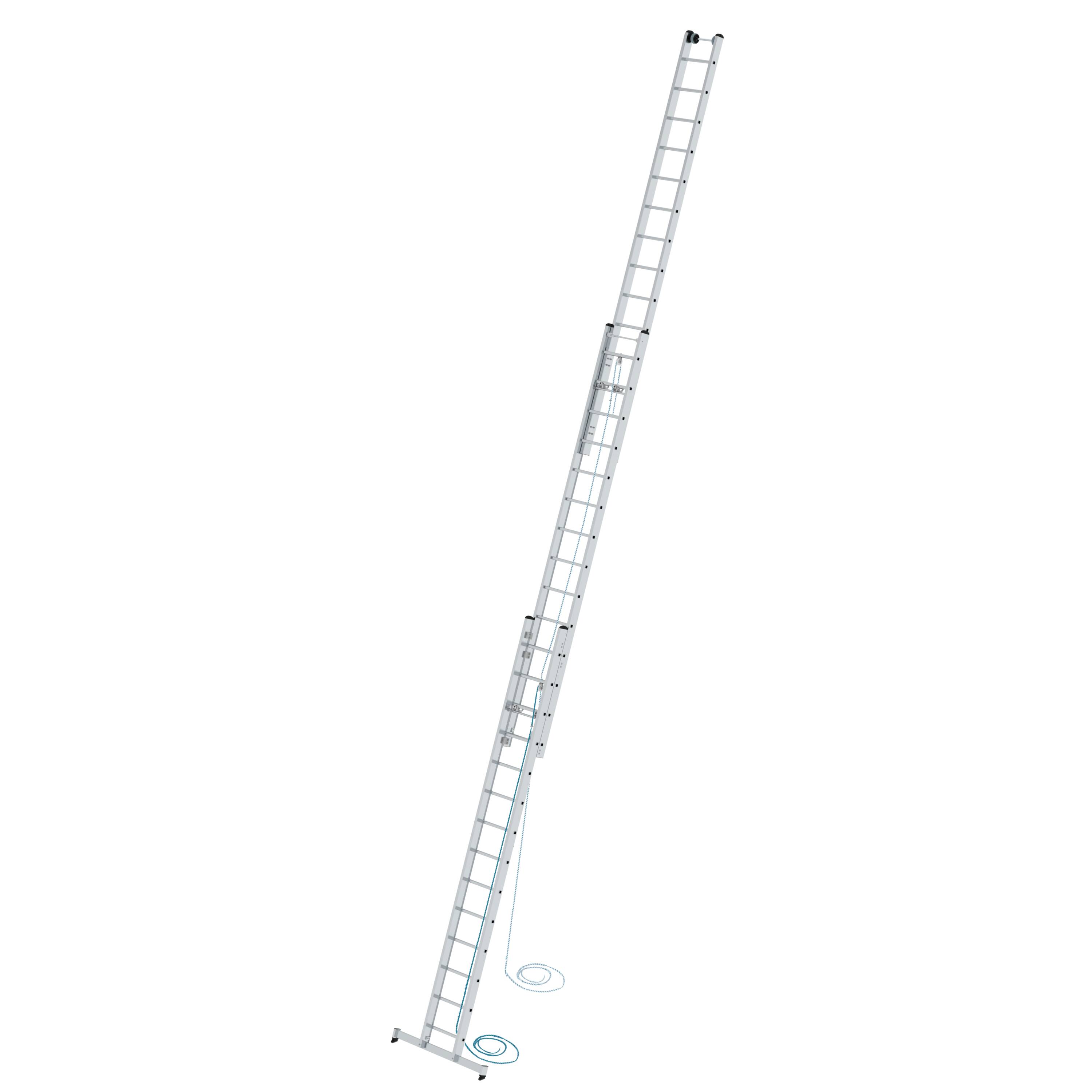 MUNK Sprossen-Seilzugleiter 3-teilig mit nivello®-Traverse