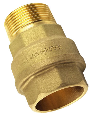 Isiflo Anschlußverschraubung Nr. 110  Messing  63 mm x 2"