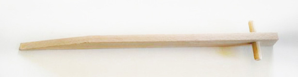 Befestigungskeil Buchenholz H30 Abmessung: Ø4,0 x 230 mm, VPE 50 Stück