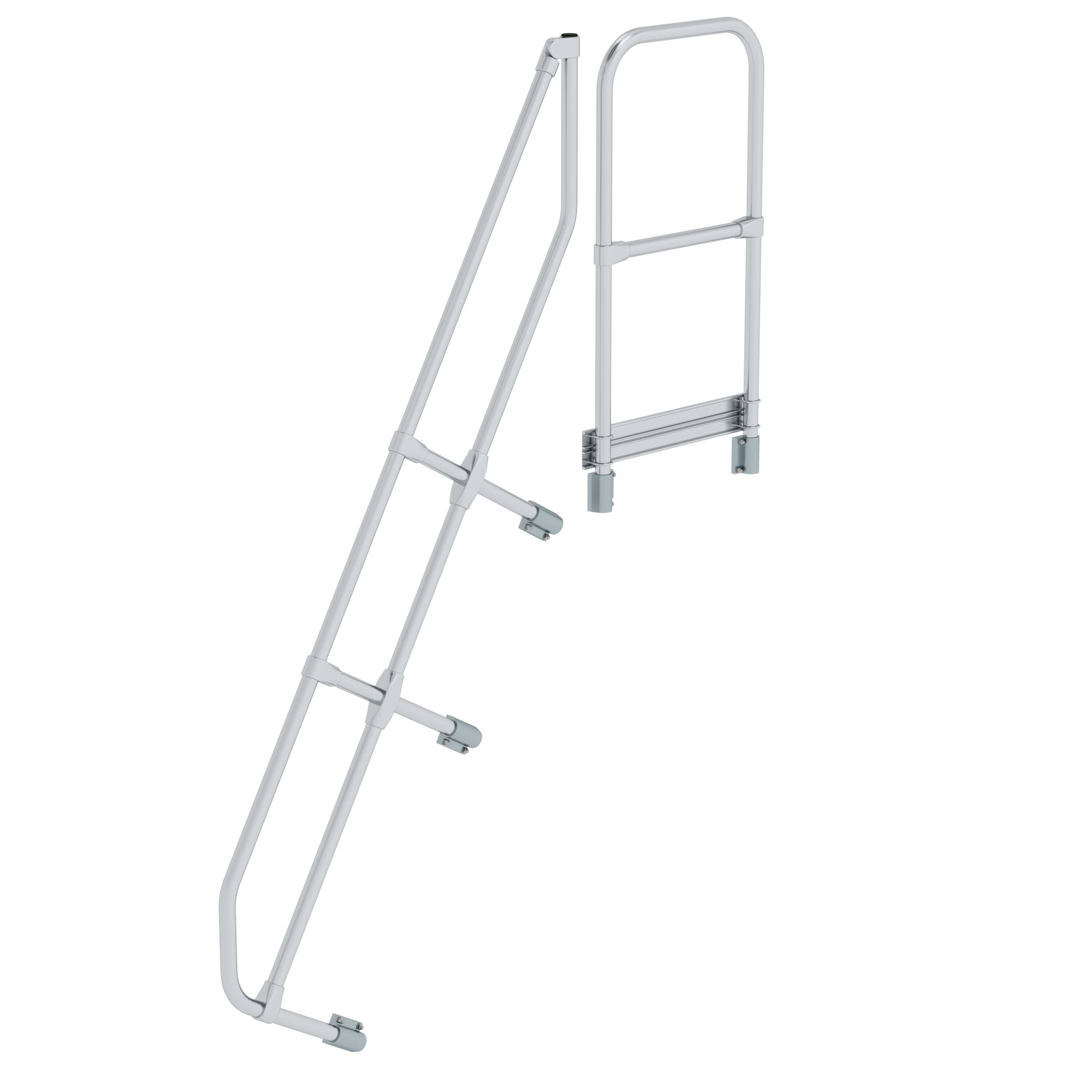 MUNK Zweiter Handlauf für Treppe mit Plattform 60°