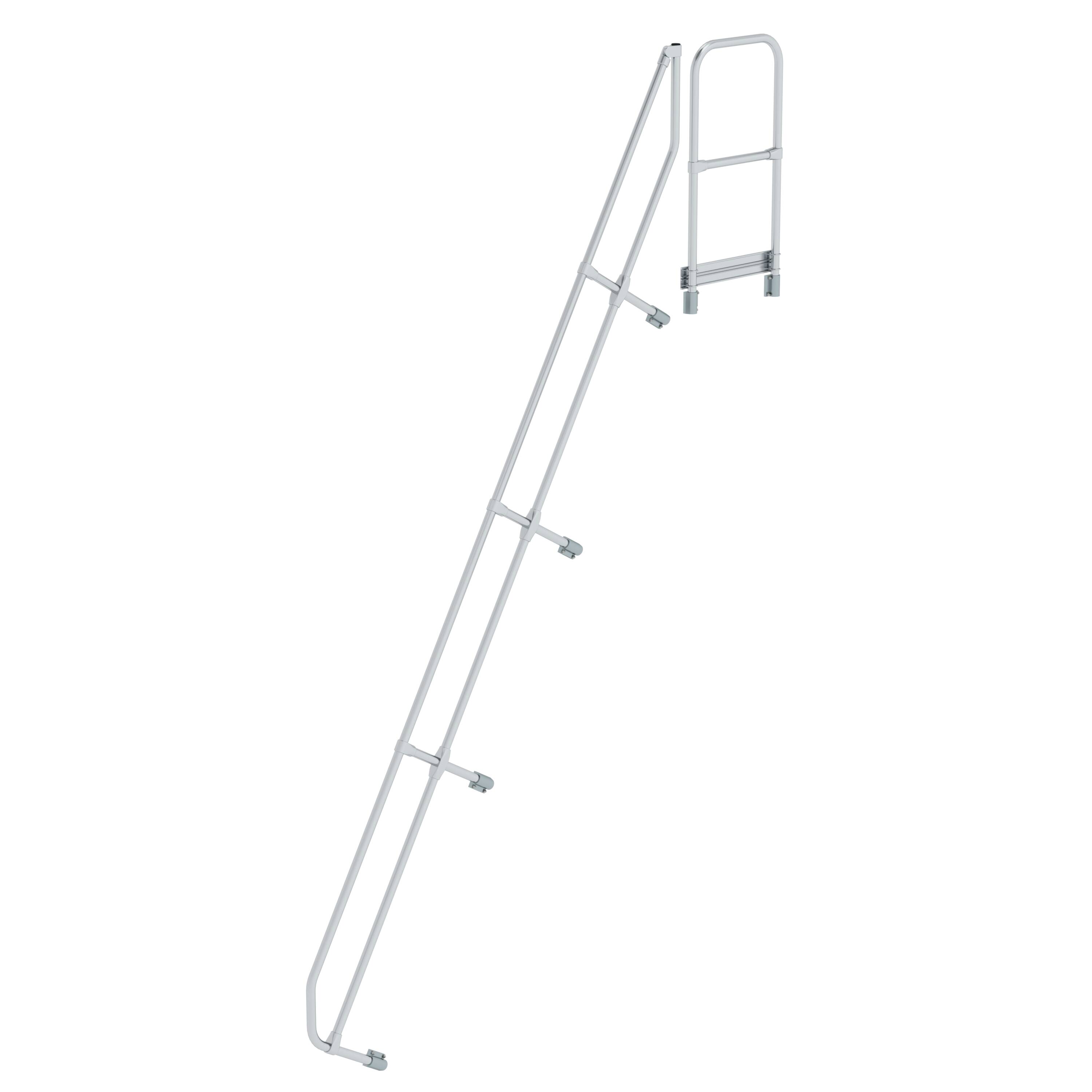 MUNK Zweiter Handlauf für Treppe mit Plattform 60°