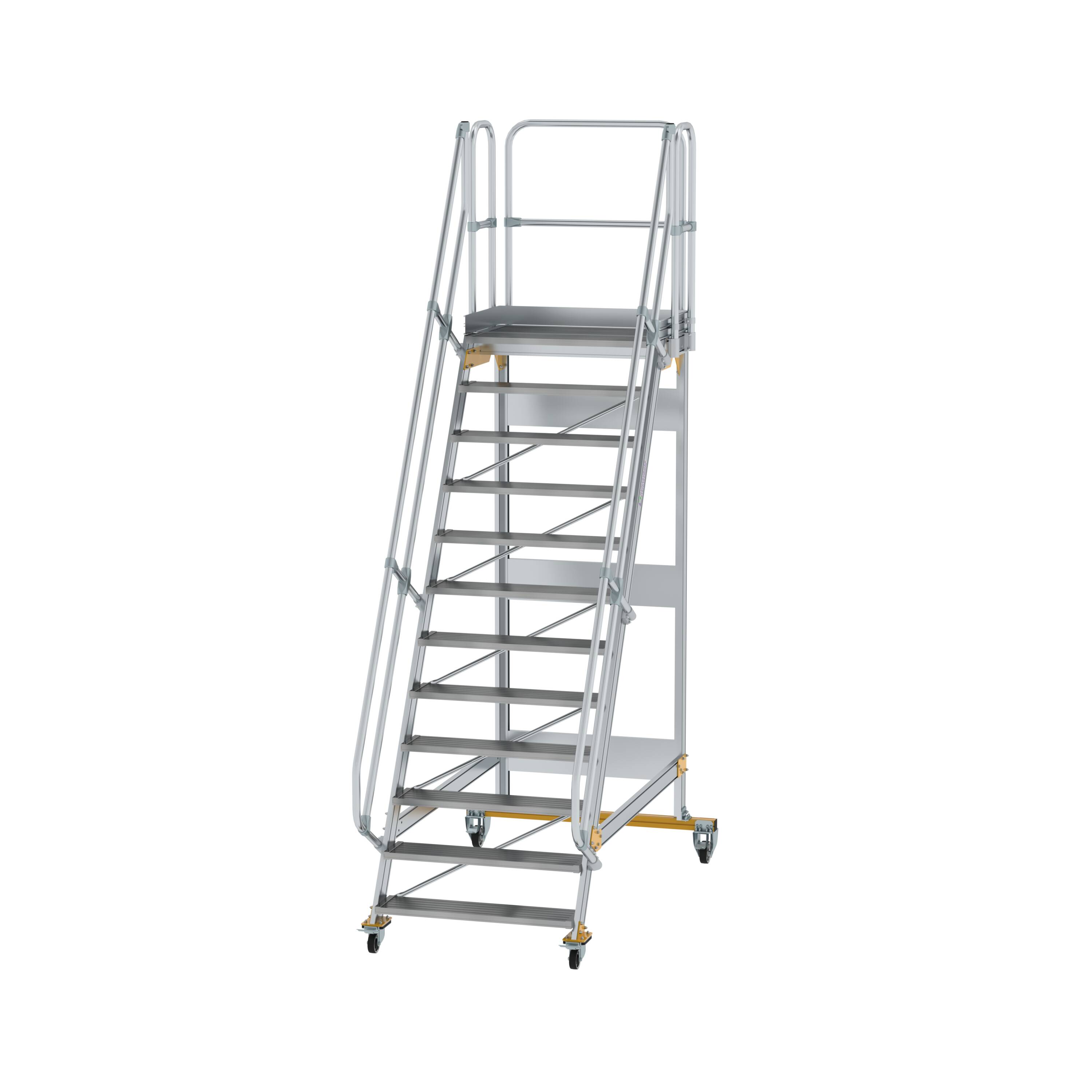 MUNK Plattformtreppe fahrbar 60° Stufenbreite 1000 mm