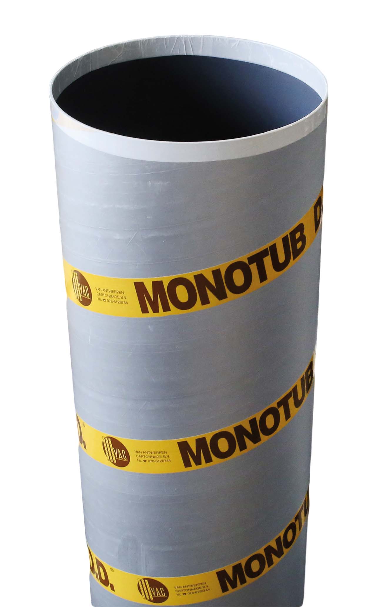 Pappschalrohr DN 250 glatt für Sicht- beton Länge = 4 Meter