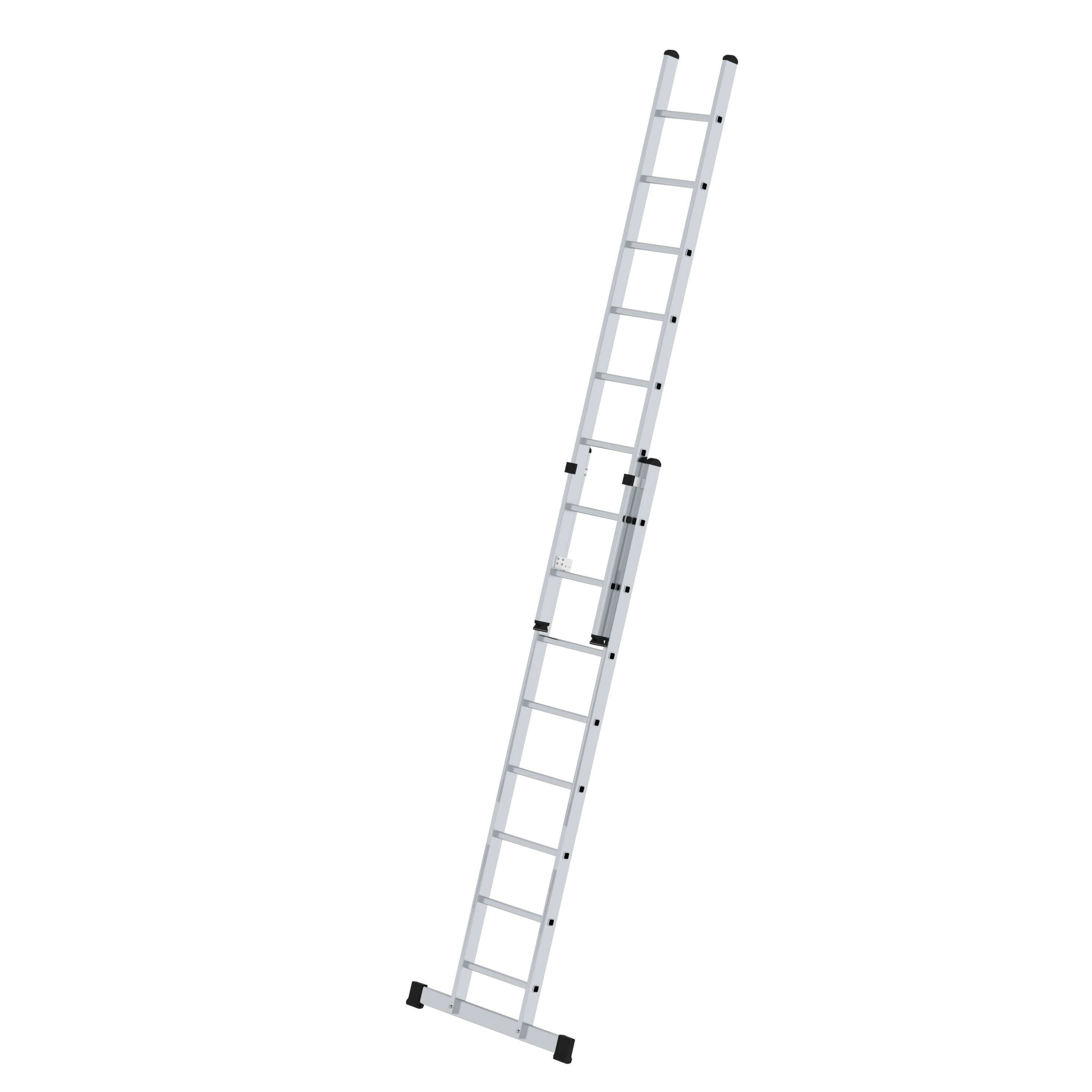MUNK Sprossen-Schiebeleiter 2-teilig mit Standard-Traverse
