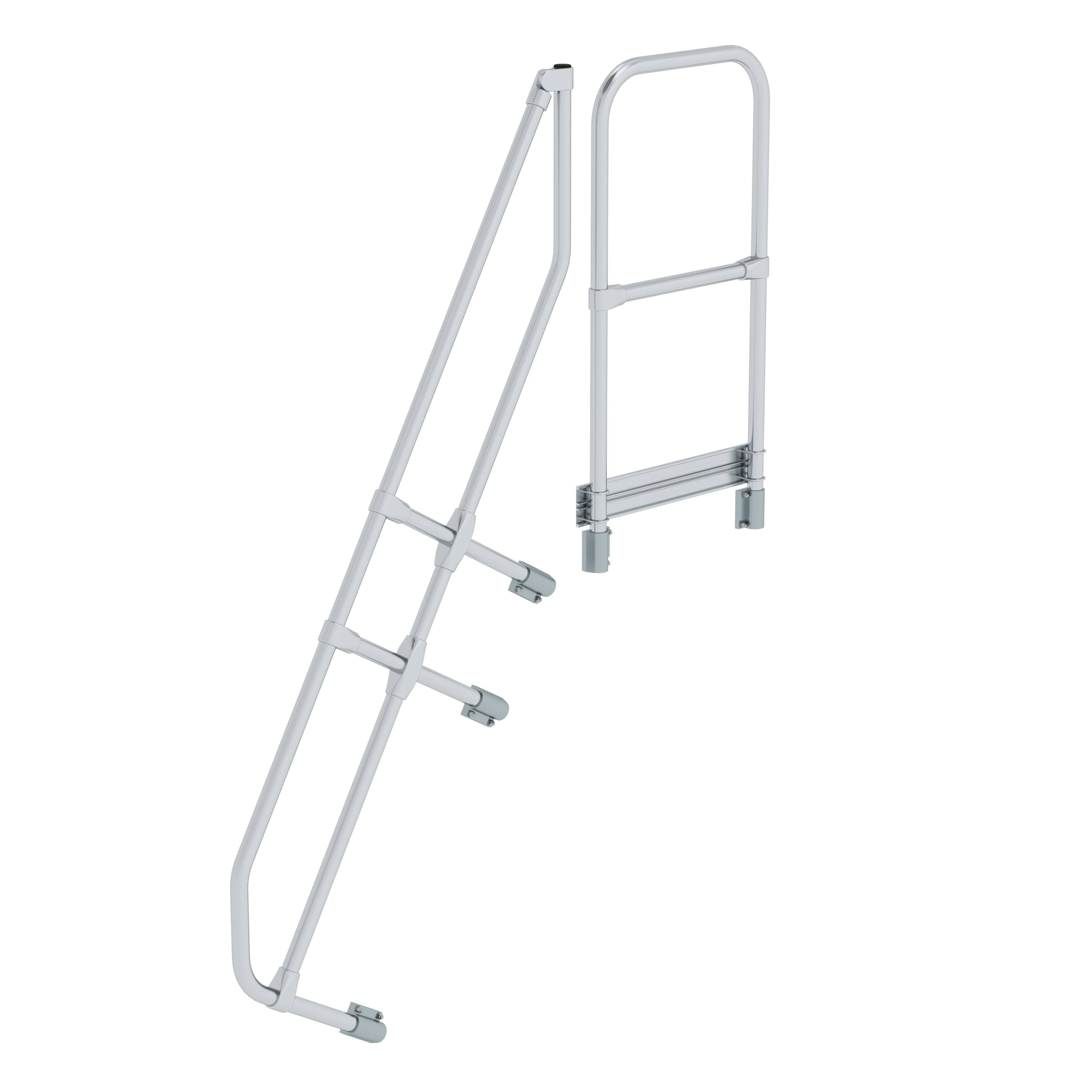 MUNK Zweiter Handlauf für Treppe mit Plattform 60°
