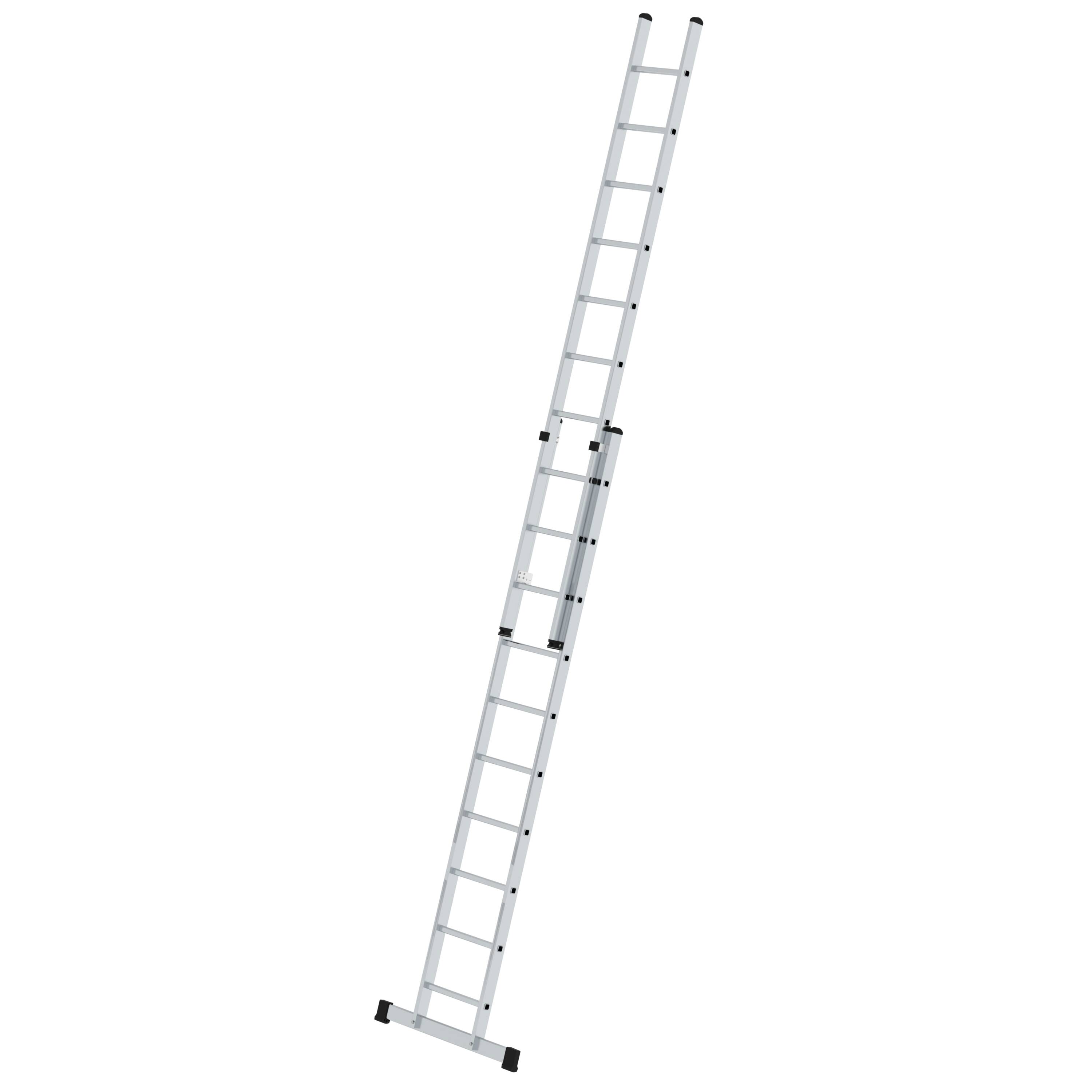 MUNK Sprossen-Schiebeleiter 2-teilig mit Standard-Traverse