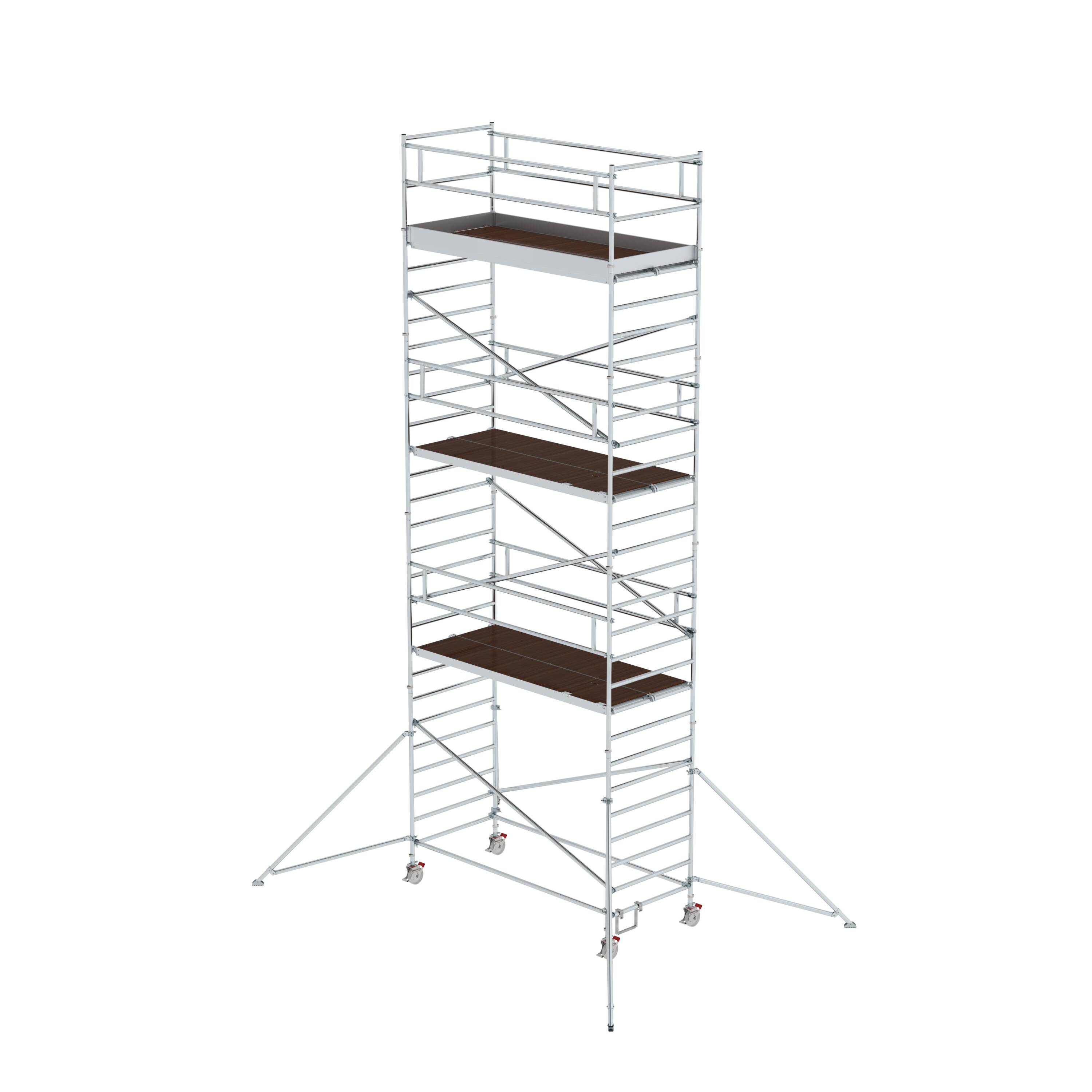 MUNK Rollgerüst 1,35 x 3,0 m mit Ausleger & Doppel-Plattform