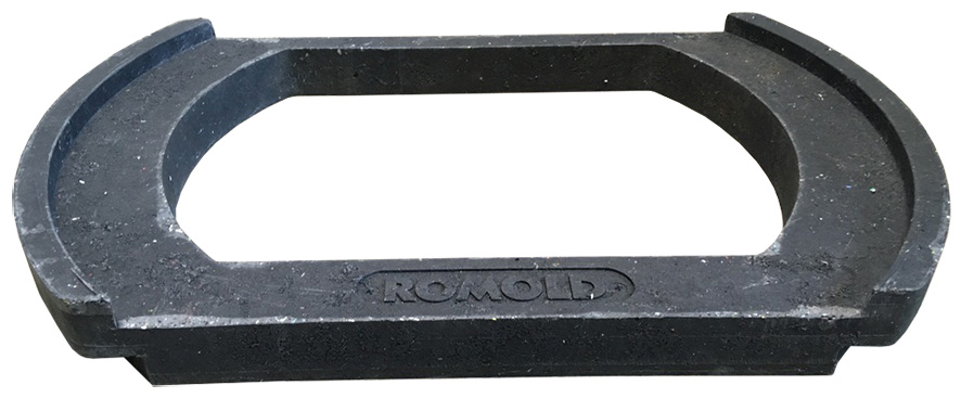 Romold Kunststoffausgleichsring Elcord für Einlaufrost 500 x 300, Bauhöhe 20mm