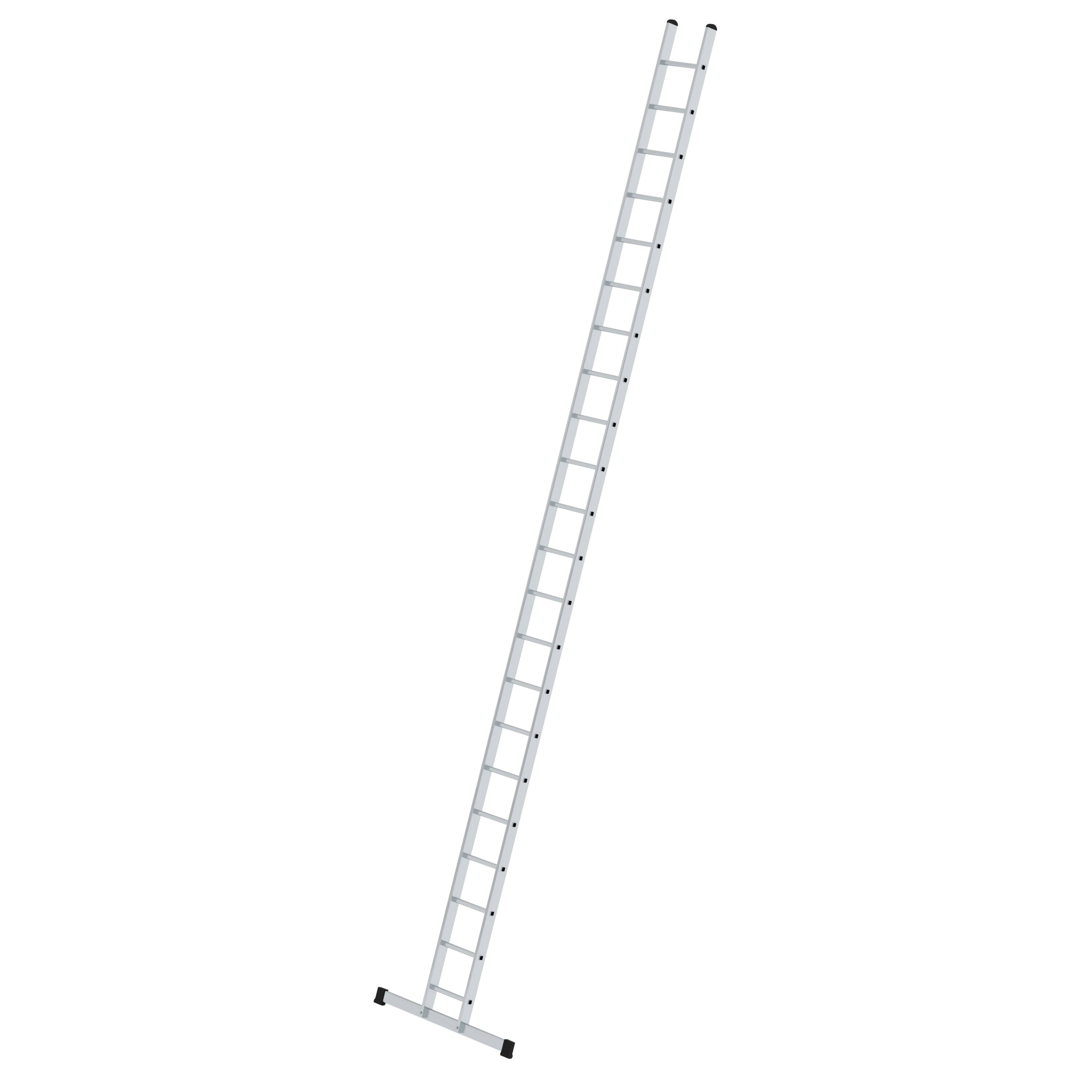 MUNK Sprossen-Anlegeleiter 350 mm breit mit Standard-Traverse