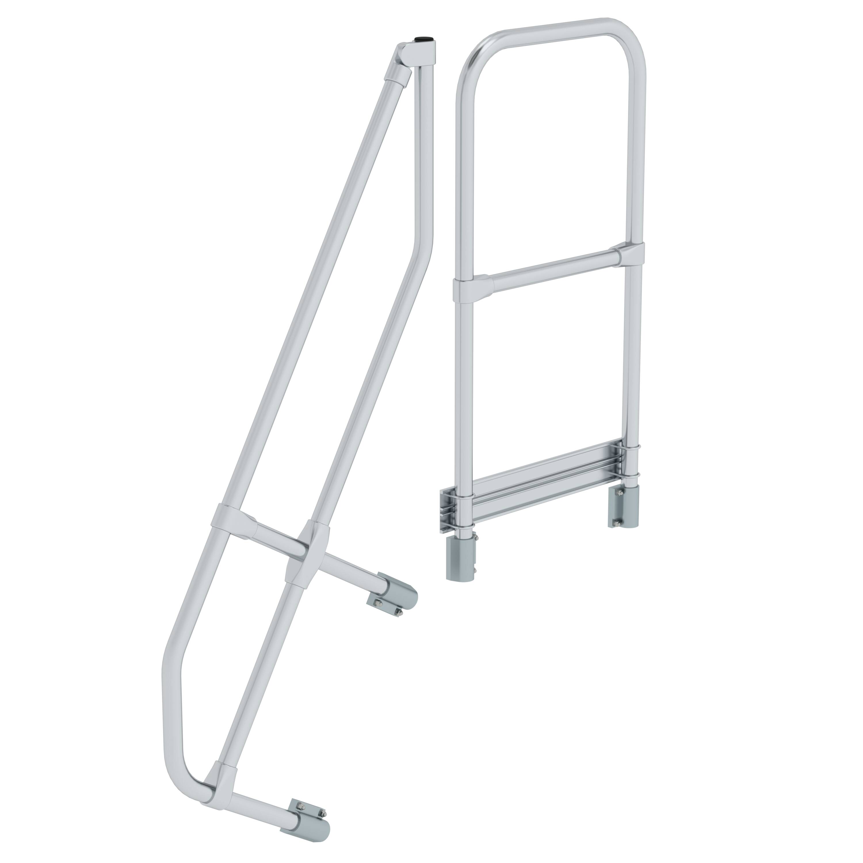 MUNK Zweiter Handlauf für Treppe mit Plattform 60°